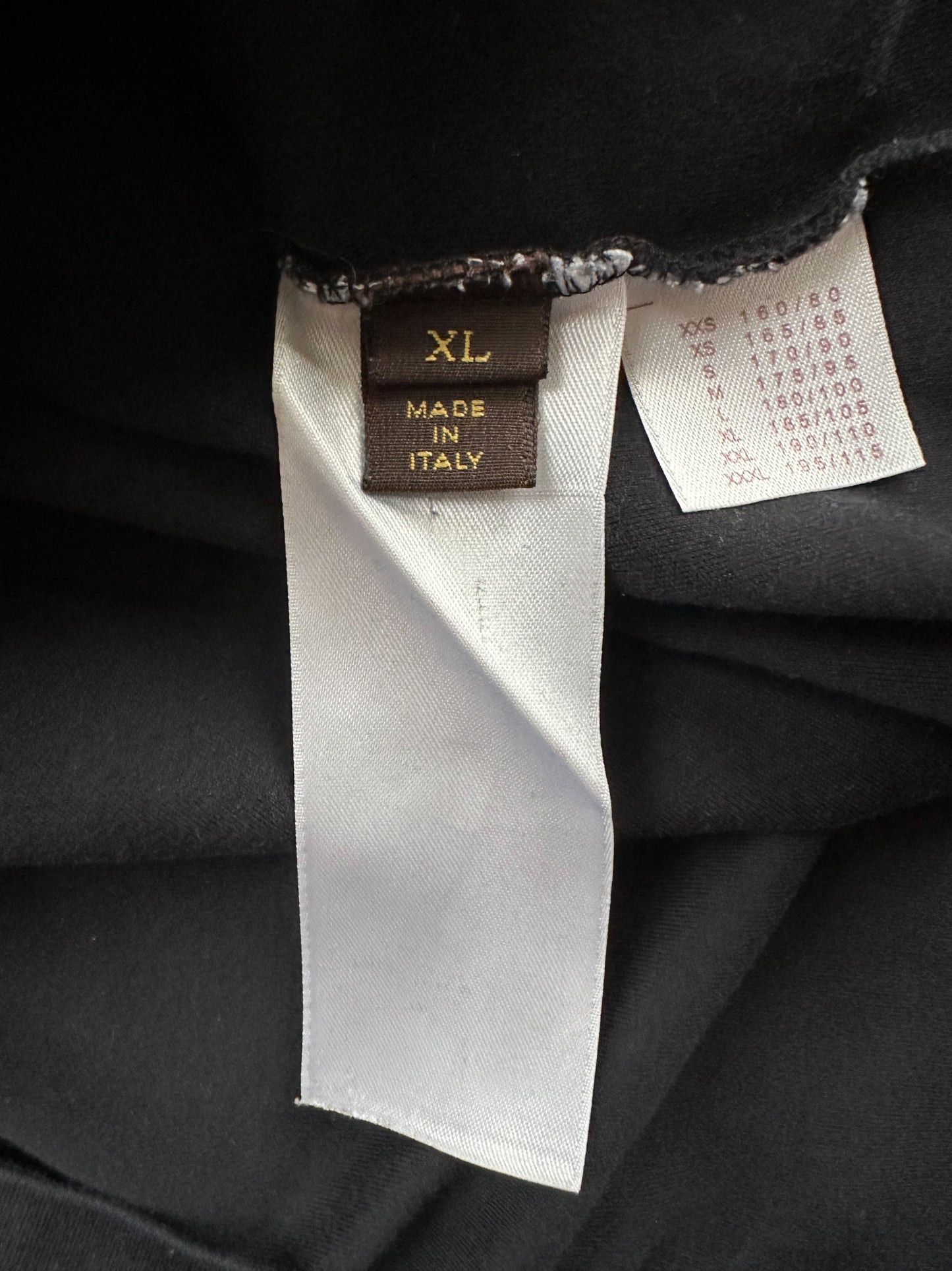 Louis Vuitton Black Damier Pocket Polo T-Shirt