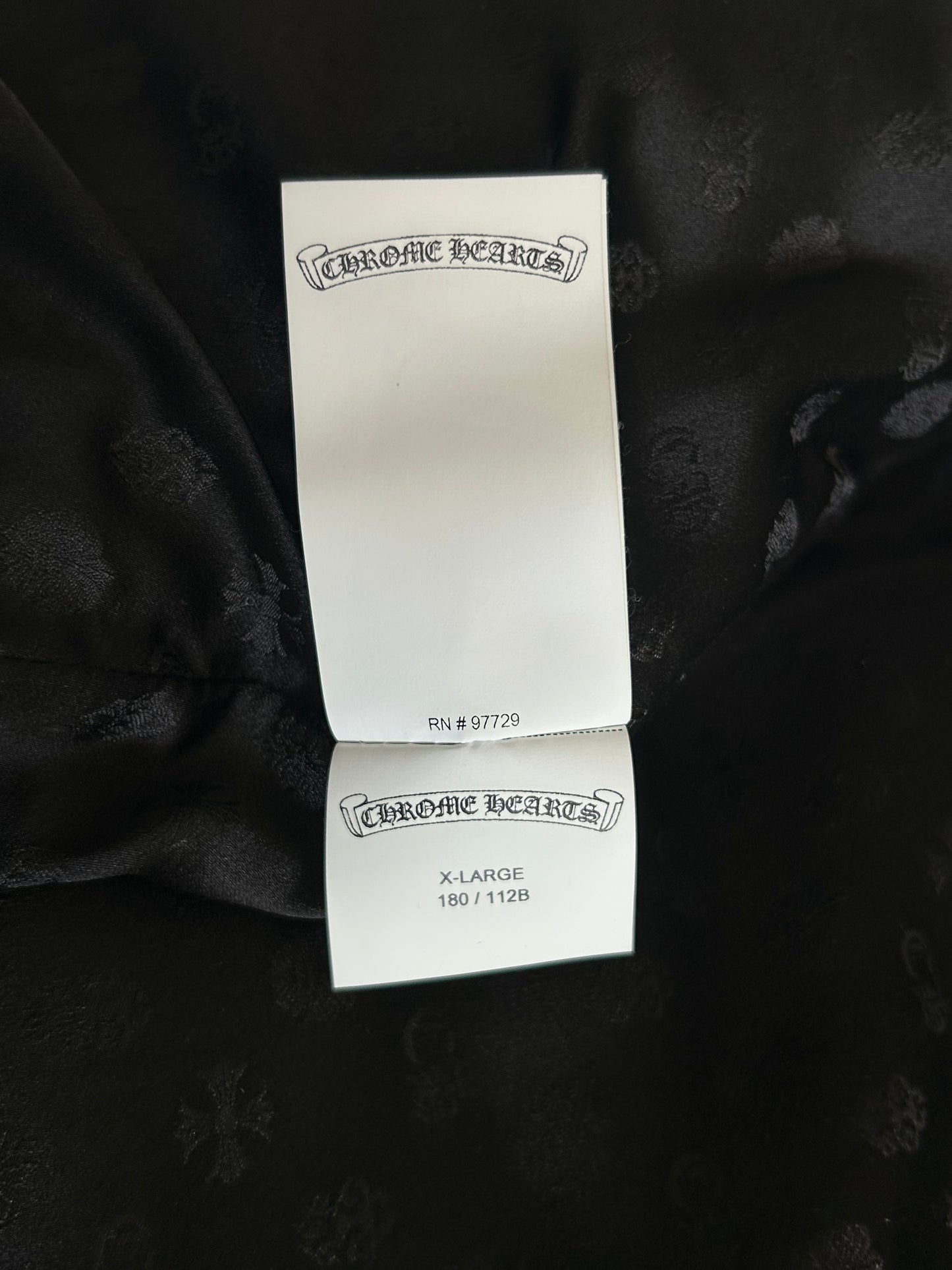 Chrome Hearts Camouflage Cross Jacquard Leather Vest