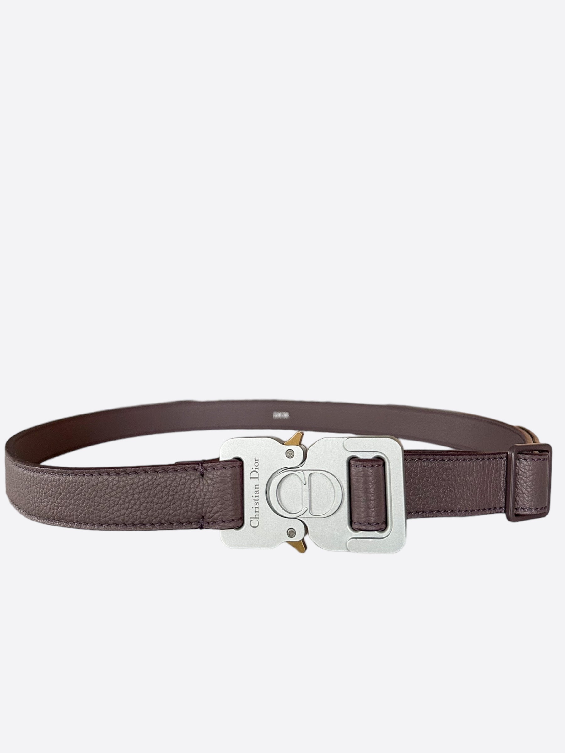 Dior Alyx Purple Silver Buckle Belt – Savonches - Main Image