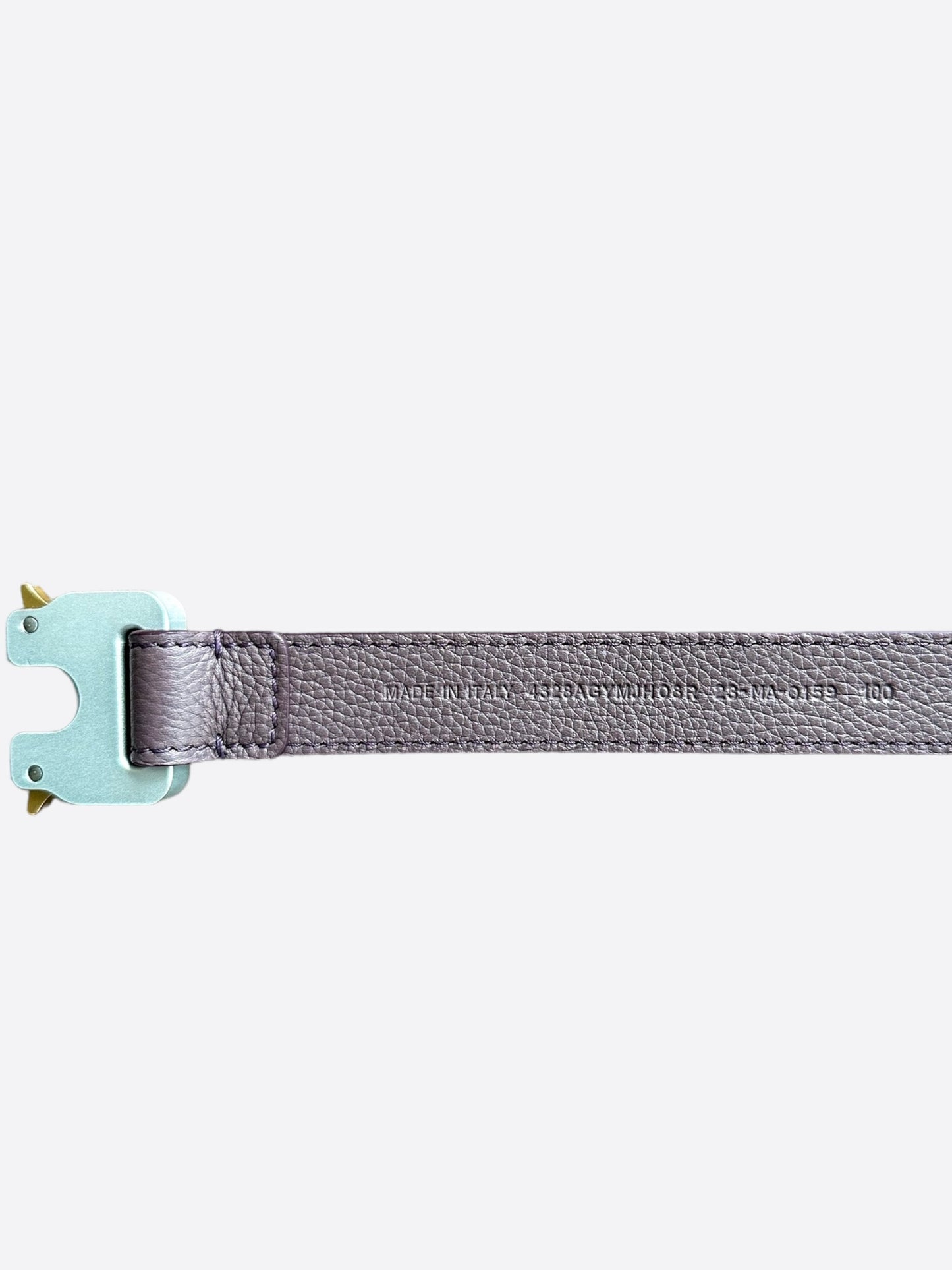 Dior Alyx Purple Silver Buckle Belt