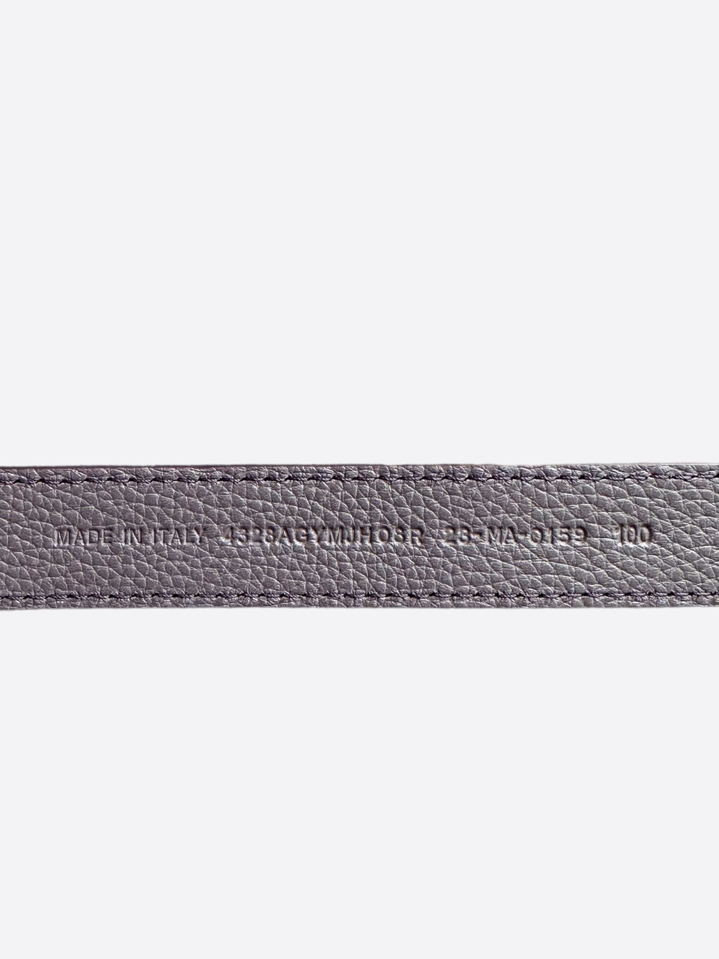 Dior Alyx Purple Silver Buckle Belt