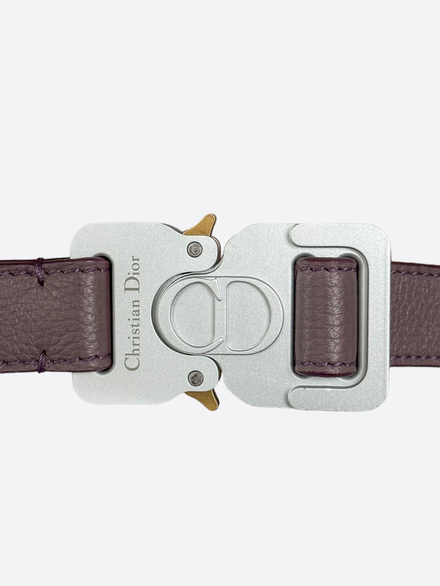Dior Alyx Purple Silver Buckle Belt