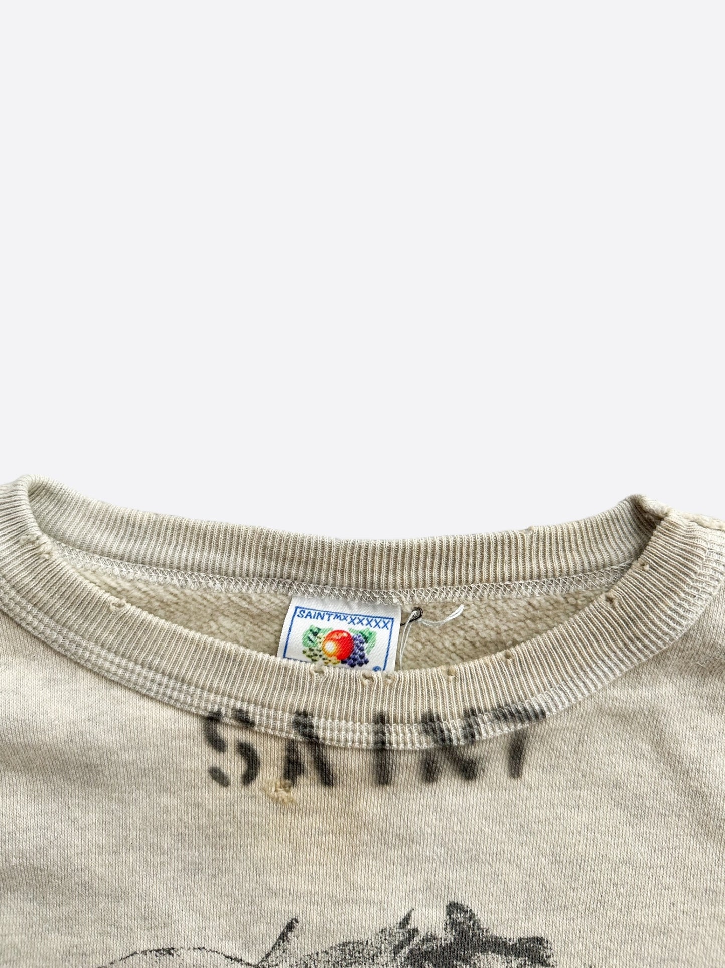 Saint Michael Beige Saint Aries Sweatshirt