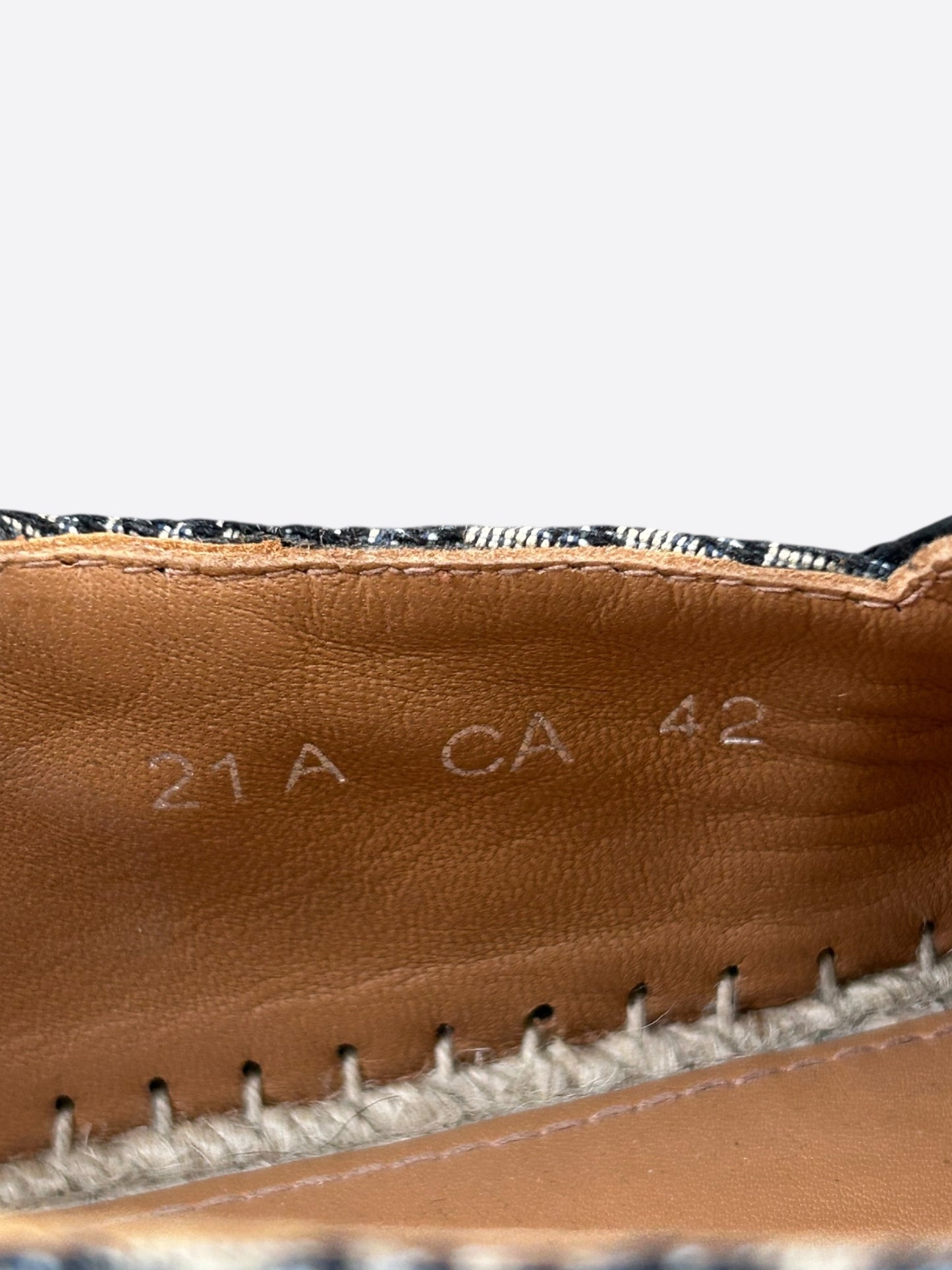 Dior Beige & Black Oblique Espadrilles