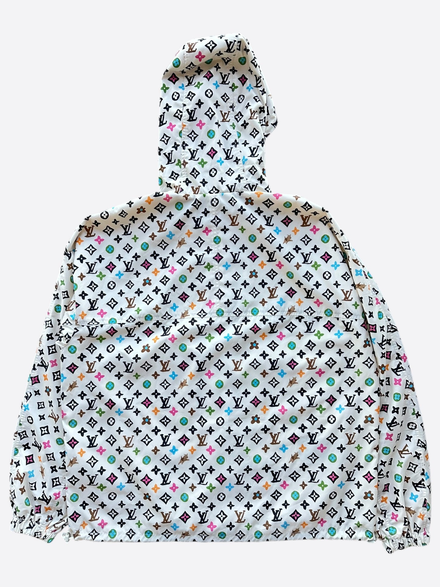 Louis Vuitton Tyler Cream Multicolor Monogram Windbreaker