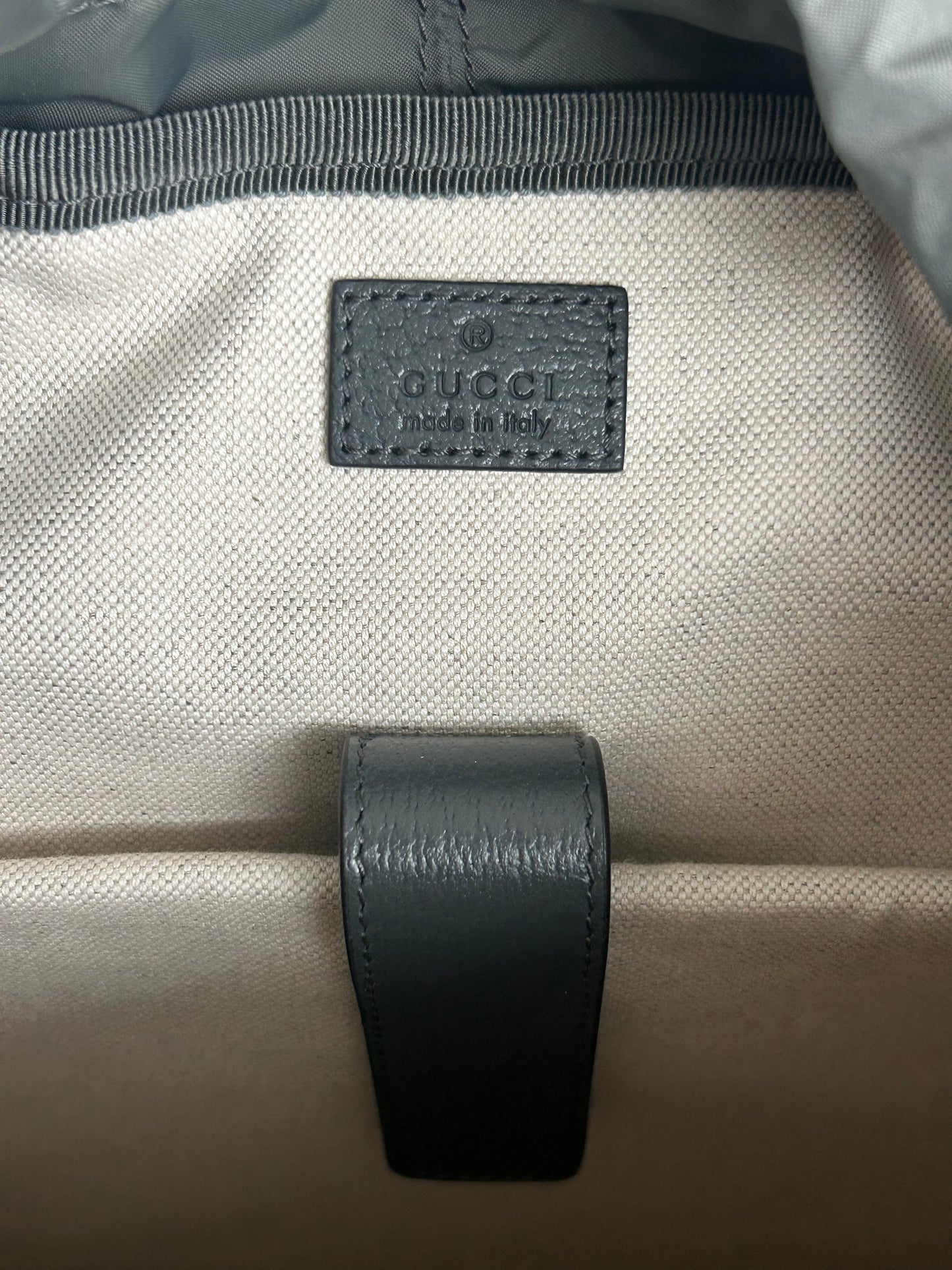 Gucci Grey GG Monogram Ophidia Backpack