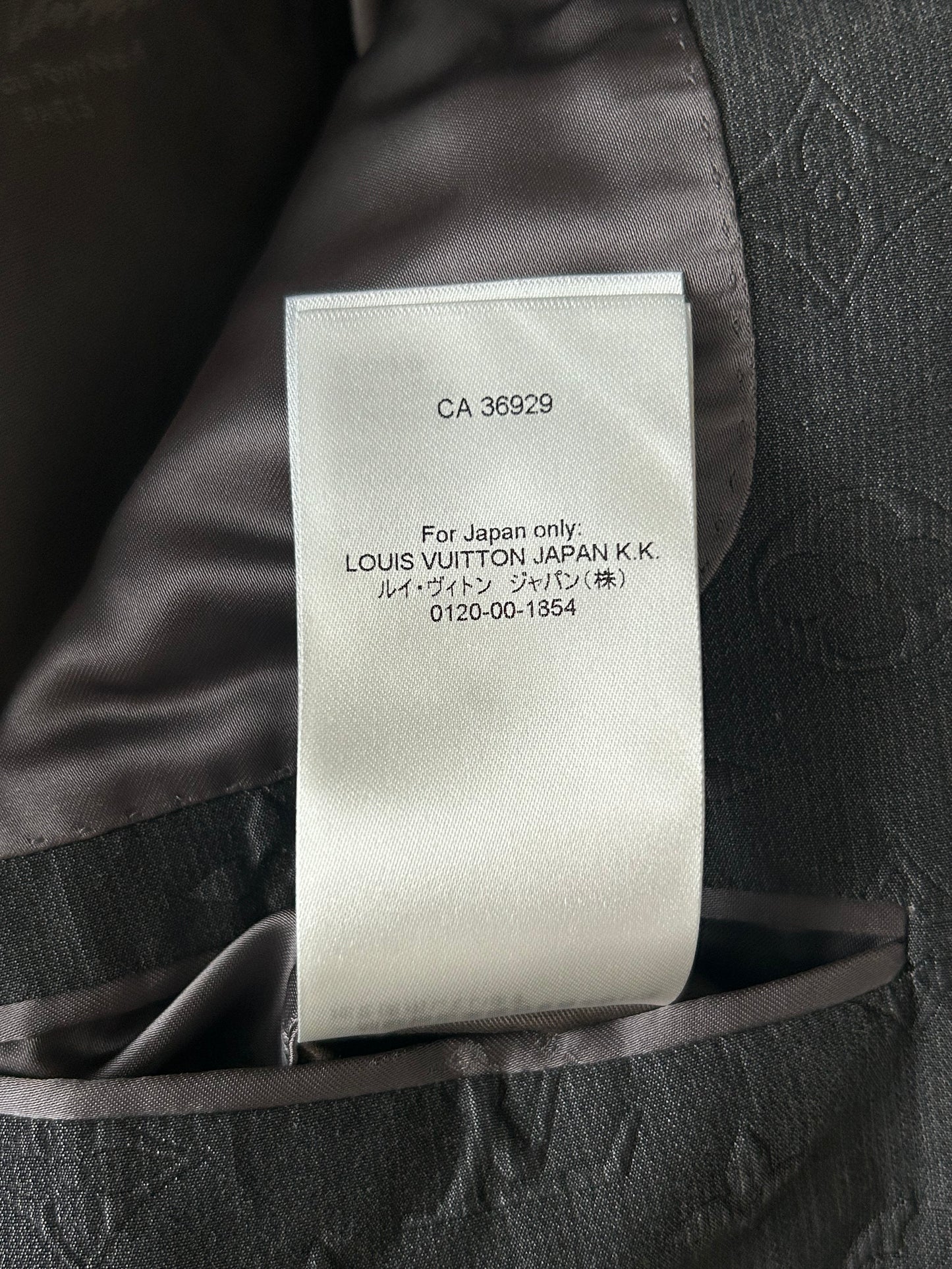 Louis Vuitton Black Monogram Blazer Jacket