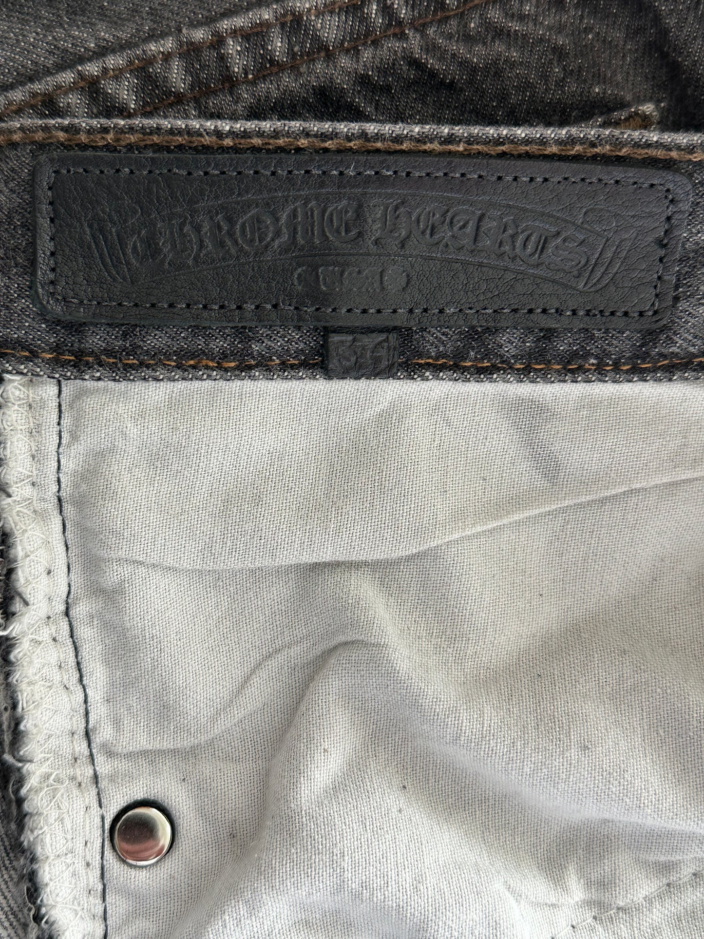 Chrome Hearts Levi's Black Cross Patch Jeans