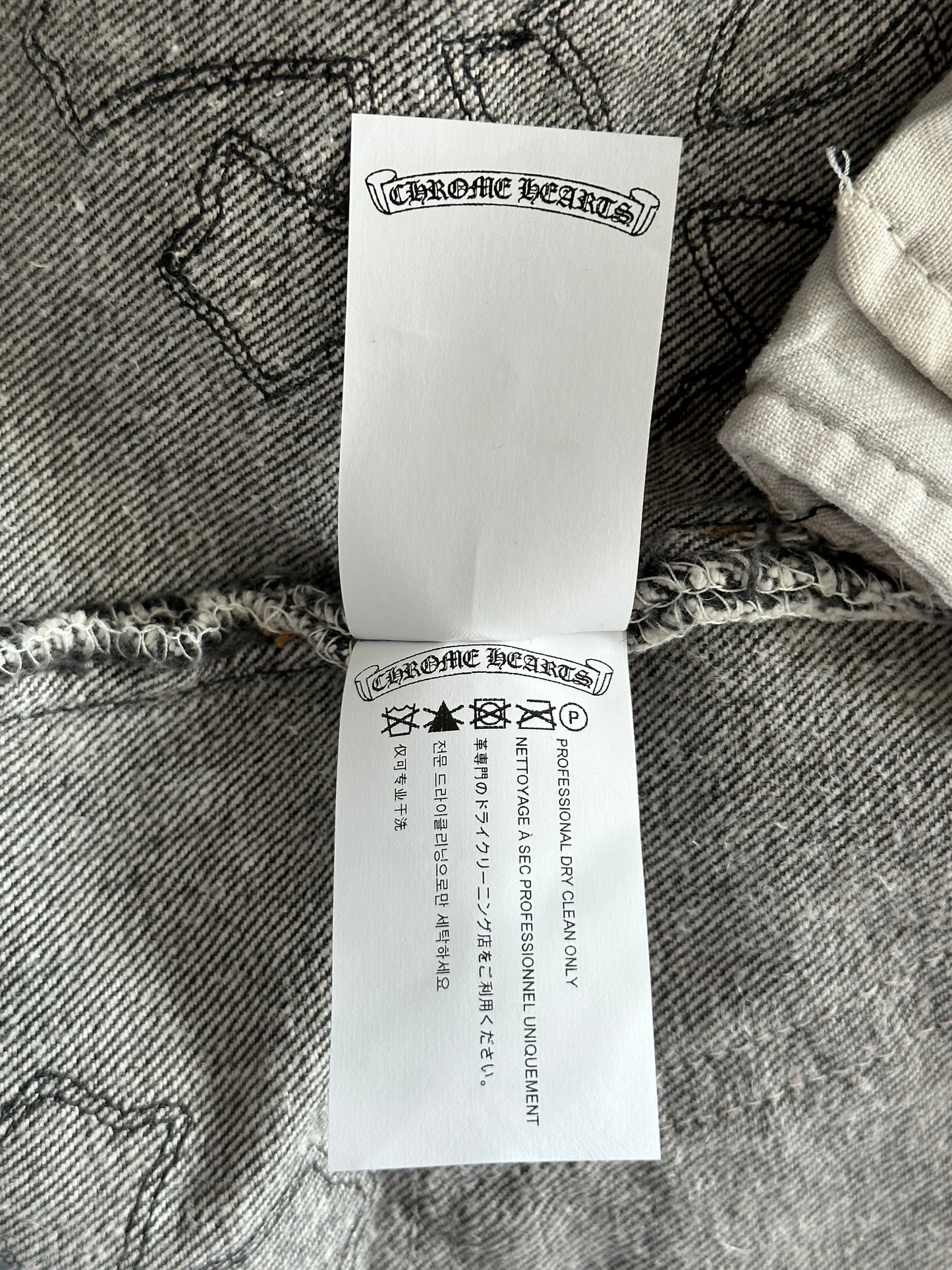 Chrome Hearts Levi's Black Cross Patch Jeans