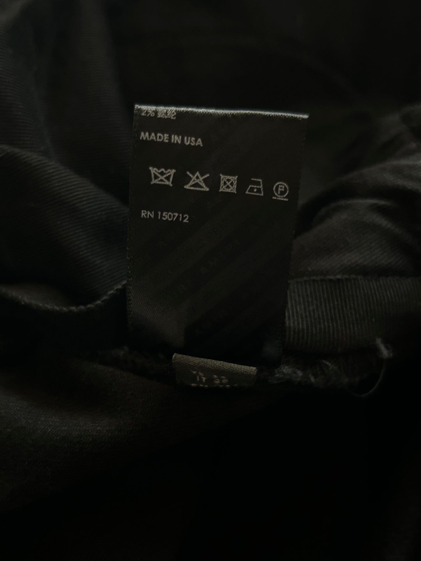 Amiri Aged Black Paint Drip MA Logo Jeans