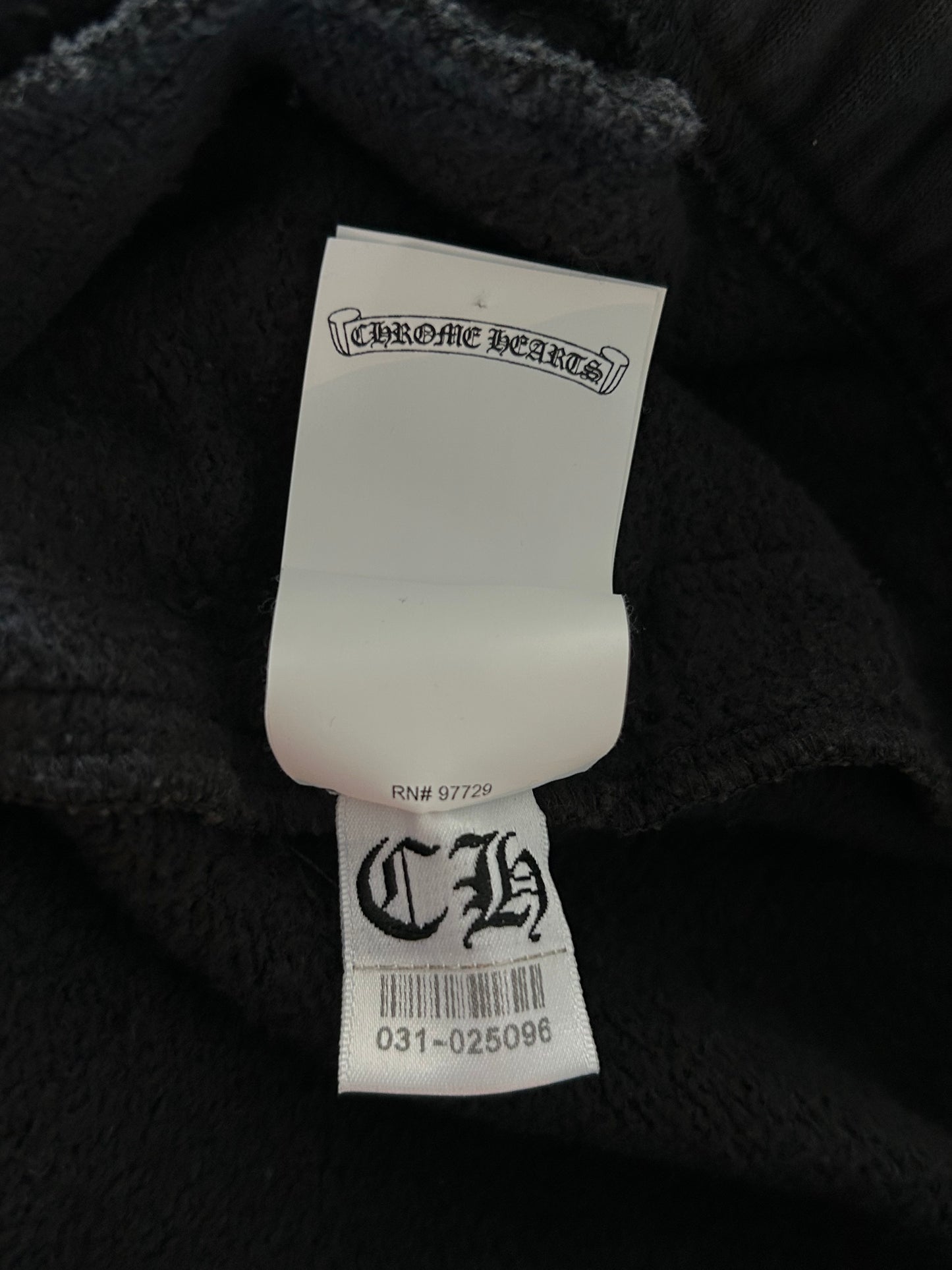 Chrome Hearts Black Triple Cross Patch Paper Jam Shorts