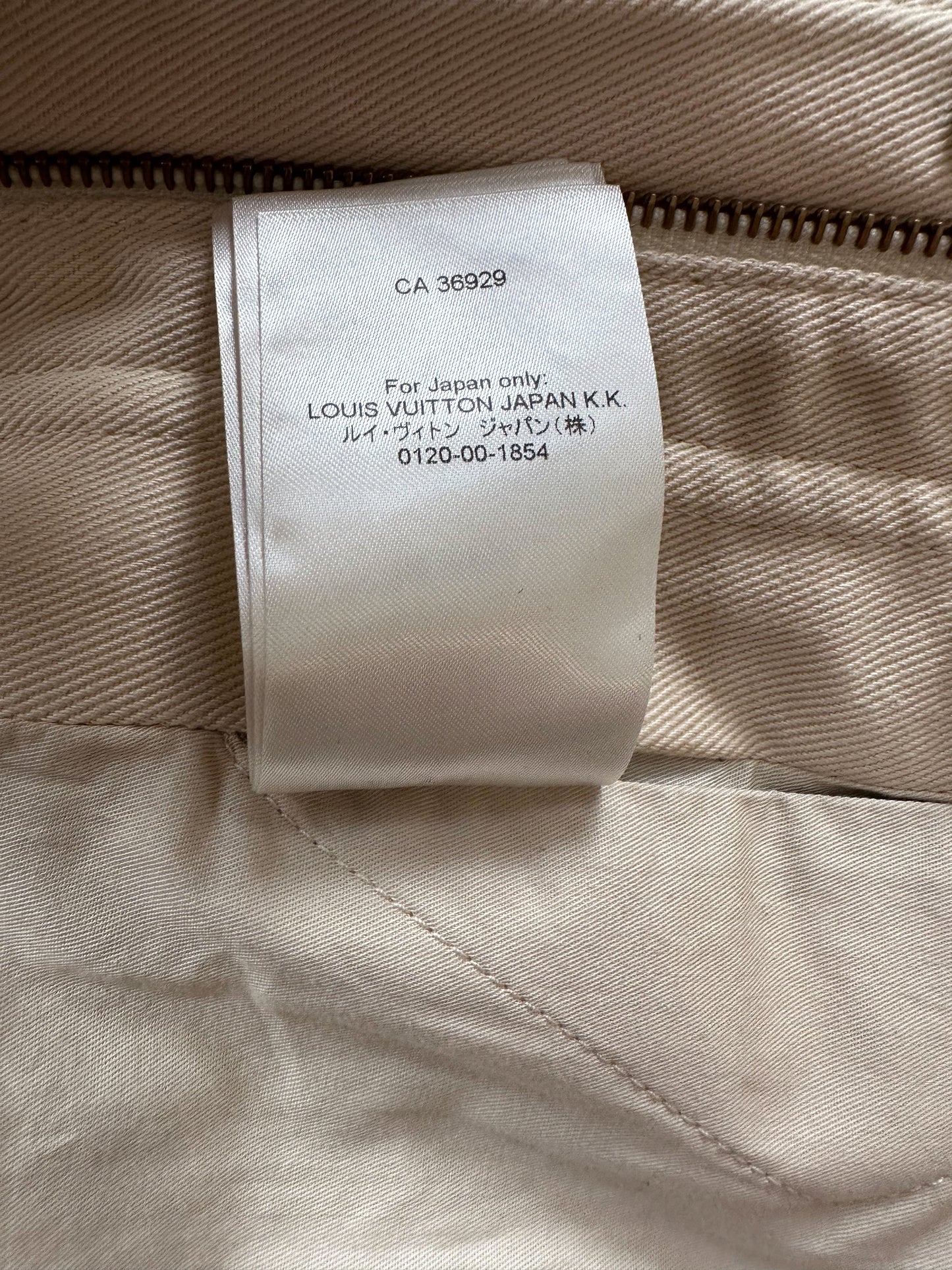 Louis Vuitton Beige Monogram Workwear Sherpa Jacket