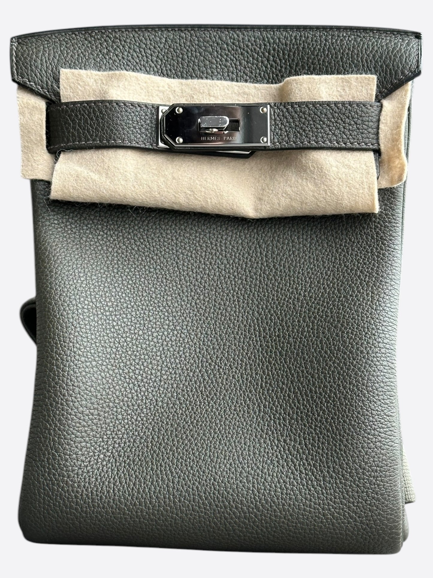 Hermes Olive HAC A Dos Crossbody Backpack