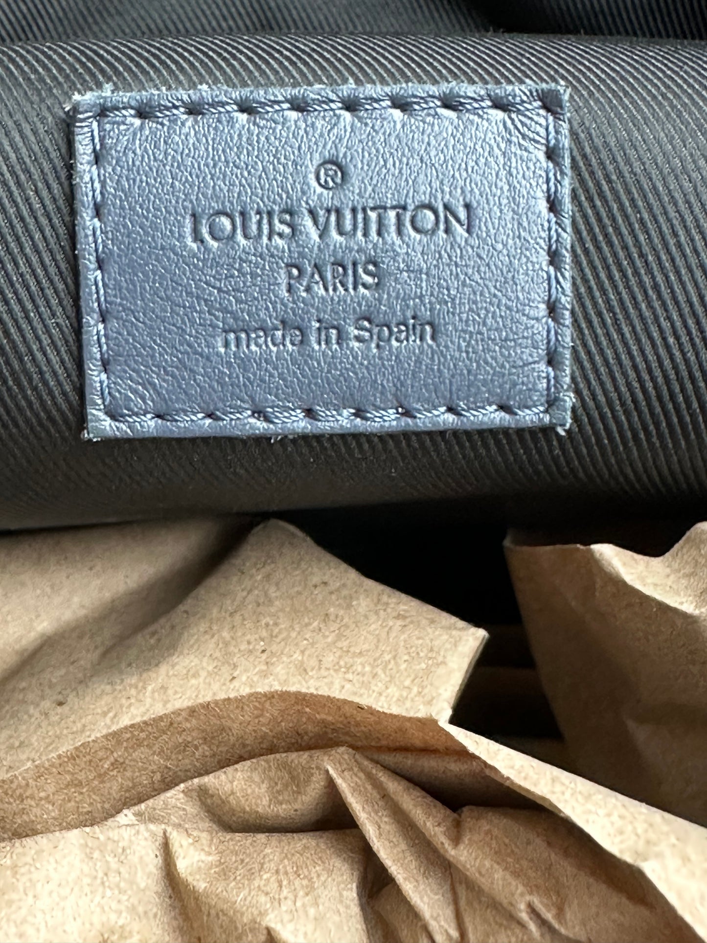 Louis Vuitton Blue Shadow Monogram Sprinter Backpack