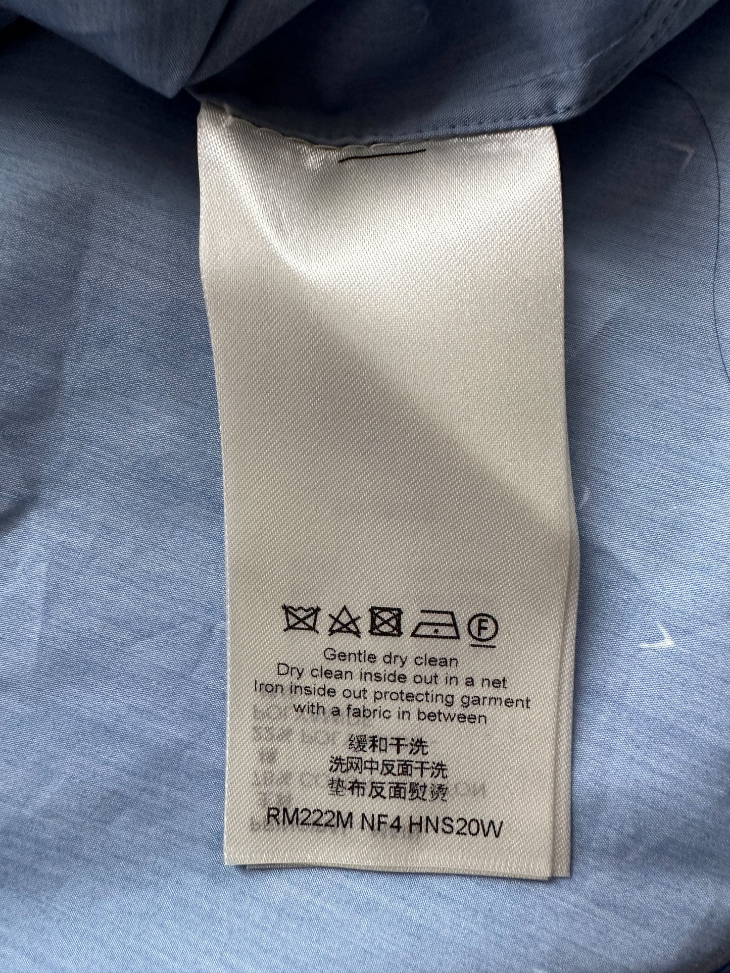 Louis Vuitton Blue LV Spread Damier Button Up Shirt