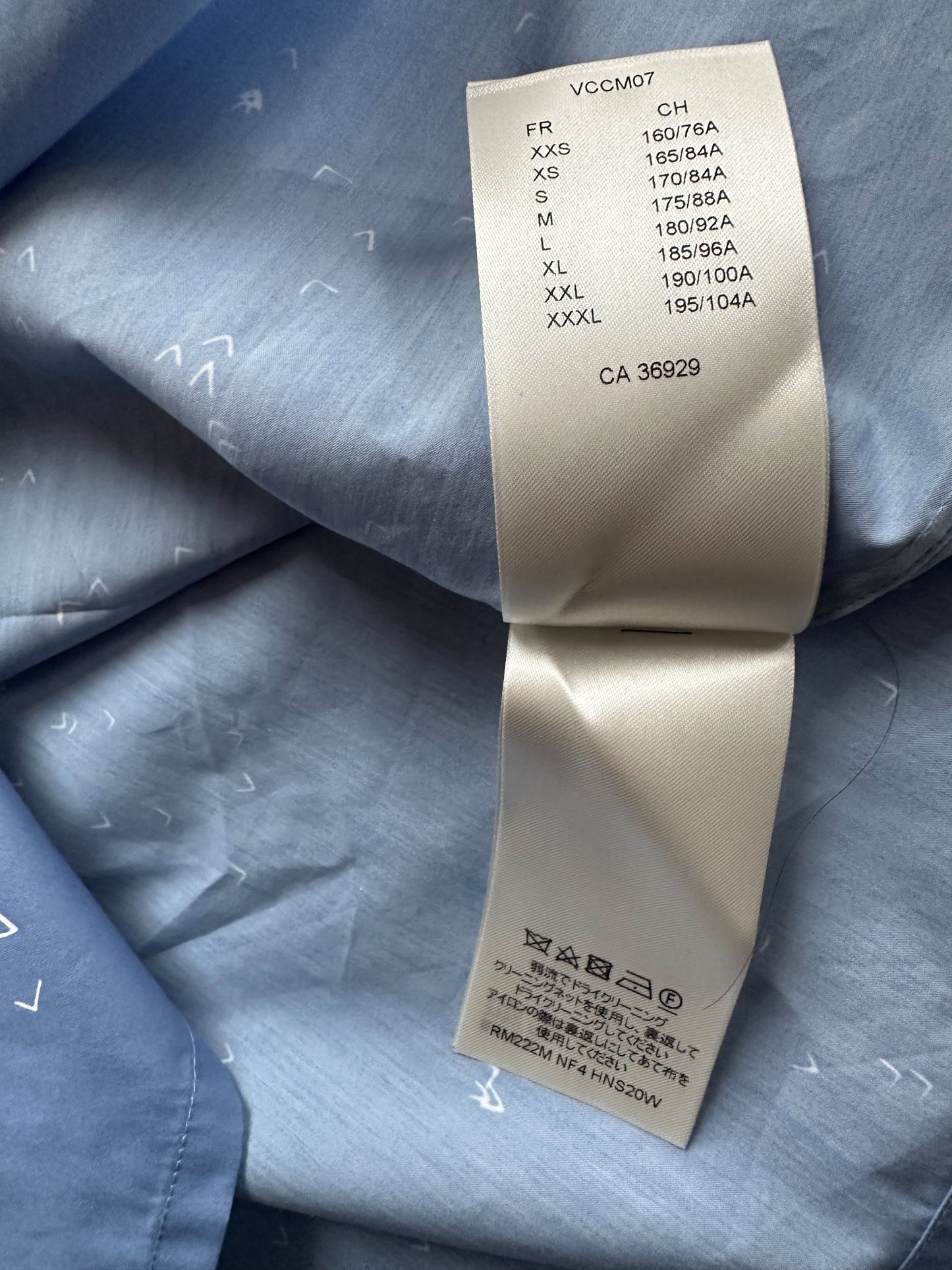 Louis Vuitton Blue LV Spread Damier Button Up Shirt