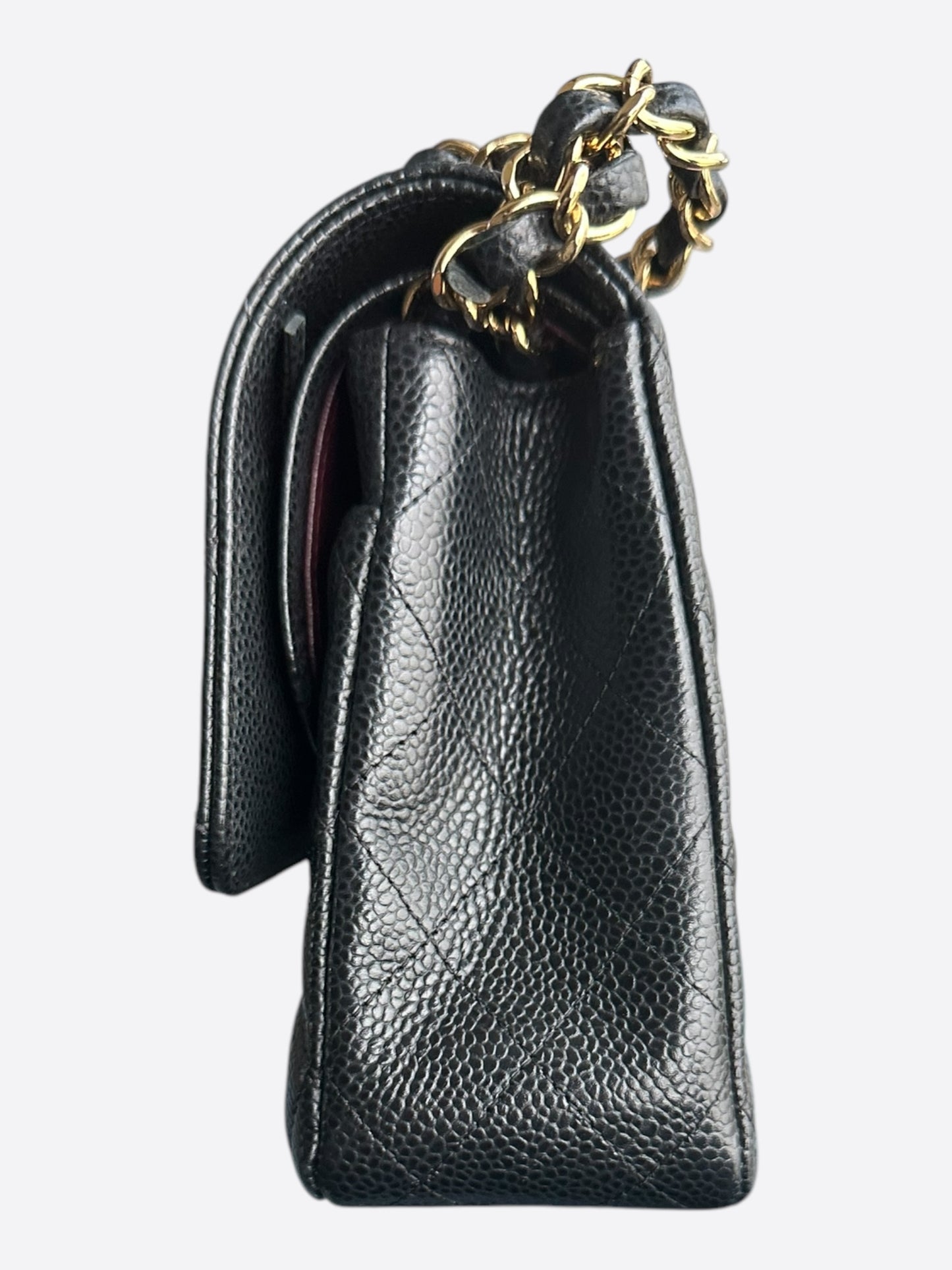 Chanel Black Caviar Quilted Medium Flap Bag