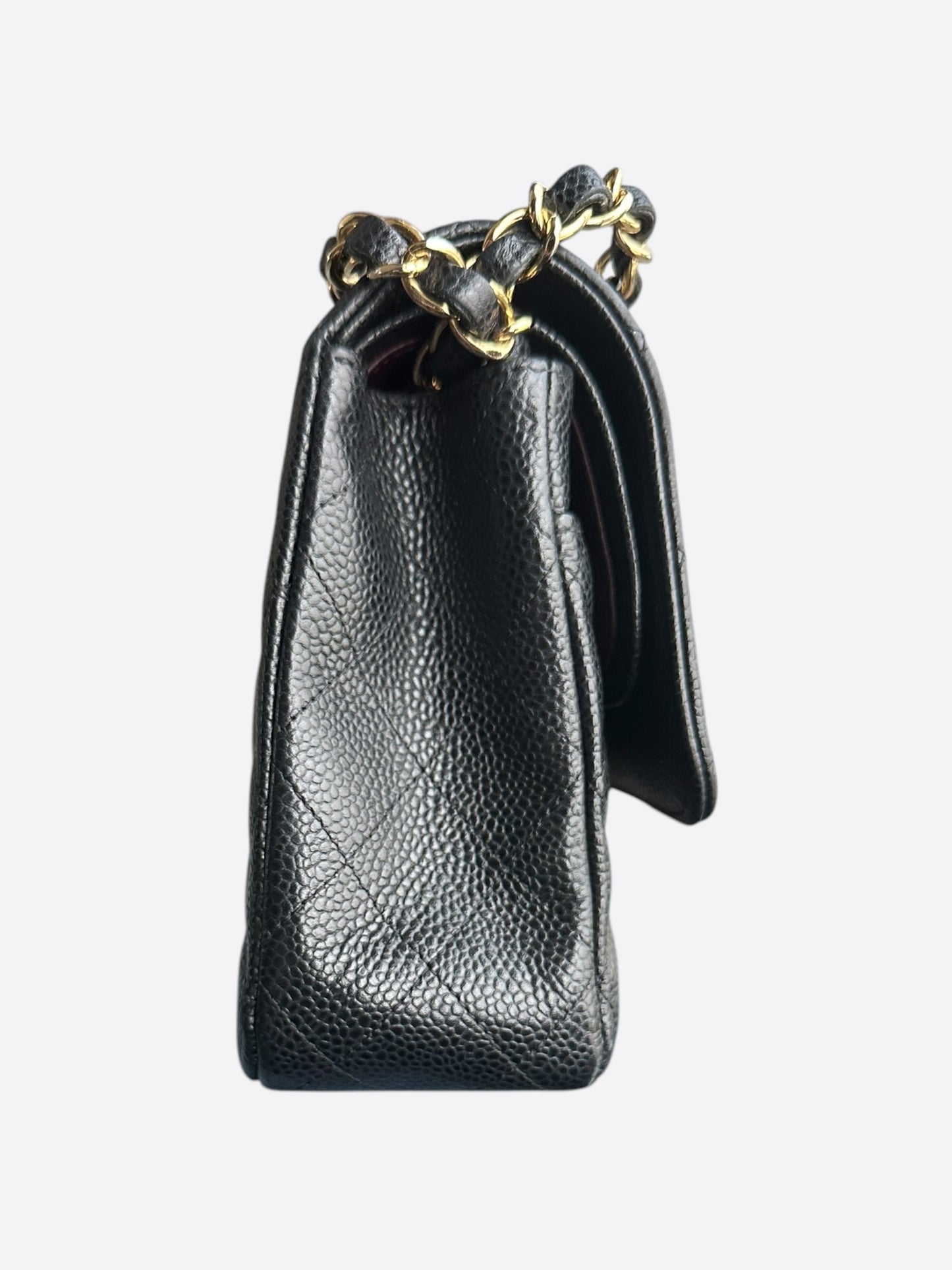 Chanel Black Caviar Quilted Medium Flap Bag