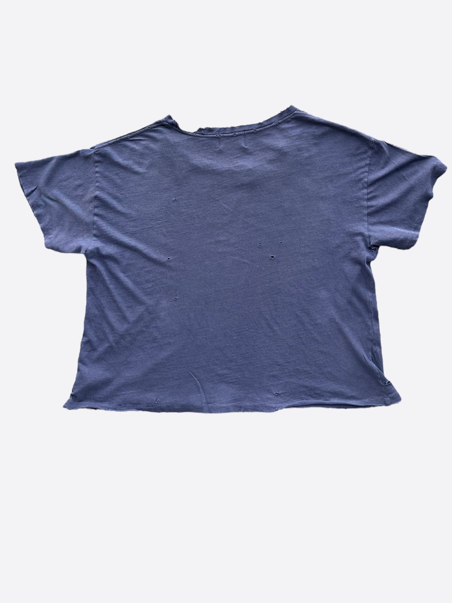 Enfants Riches Deprimes Faded Navy & White Classic Logo T-Shirt