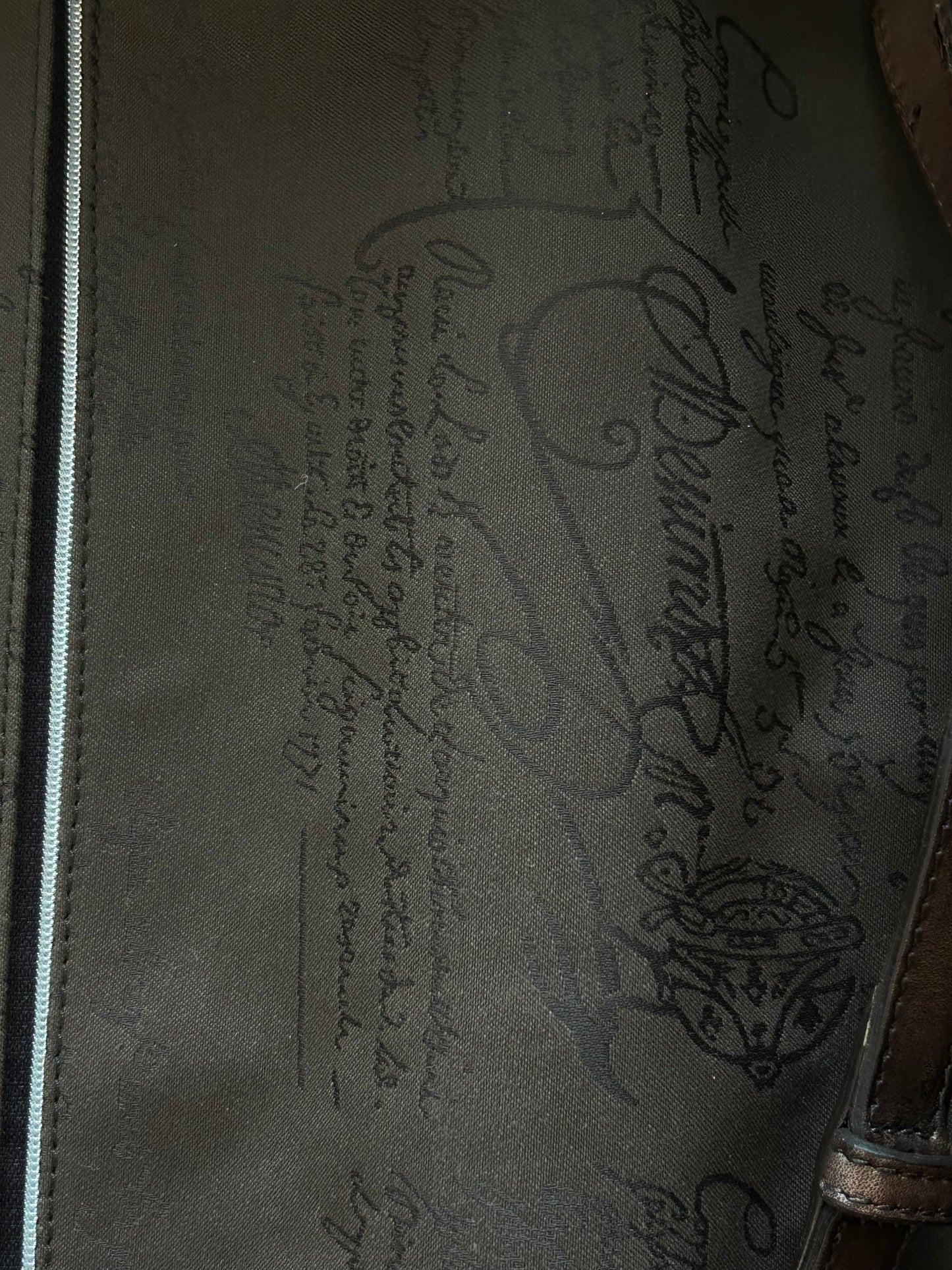 Berluti Brown Formula Rolling Suitcase