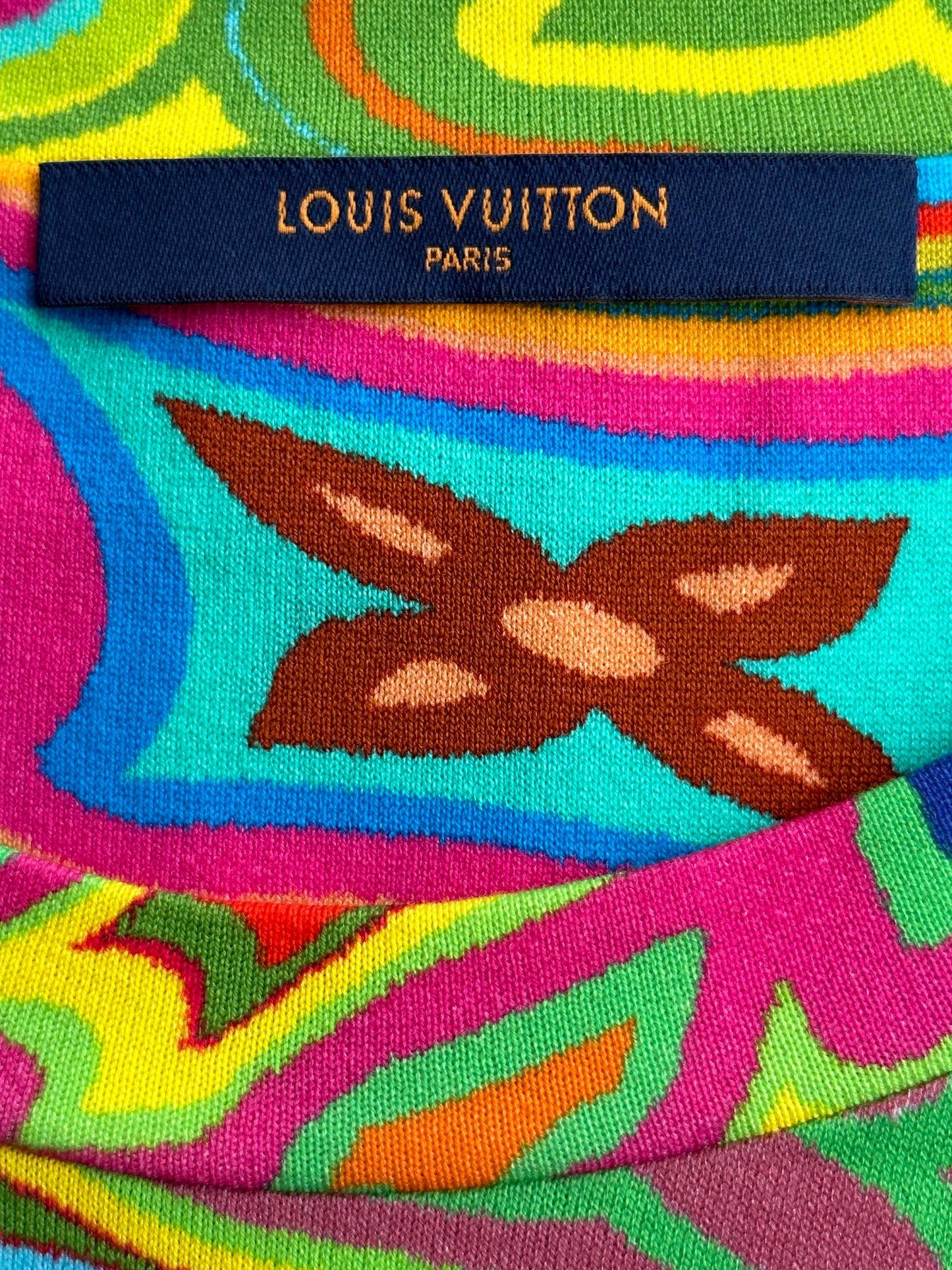 Louis Vuitton Multicolor Psychedelic Print T-Shirt