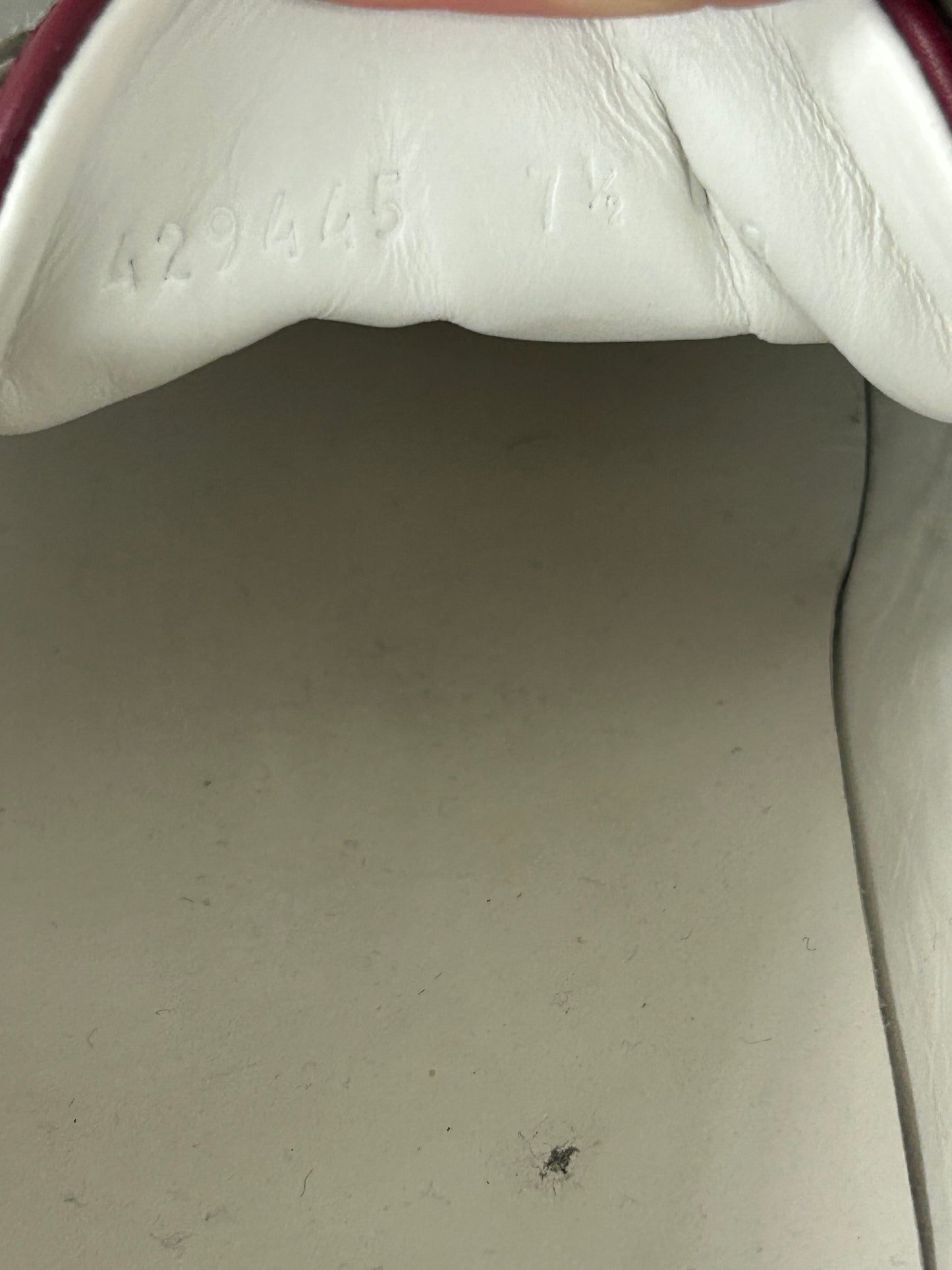 Gucci Beige GG Monogram Striped Ace Sneaker