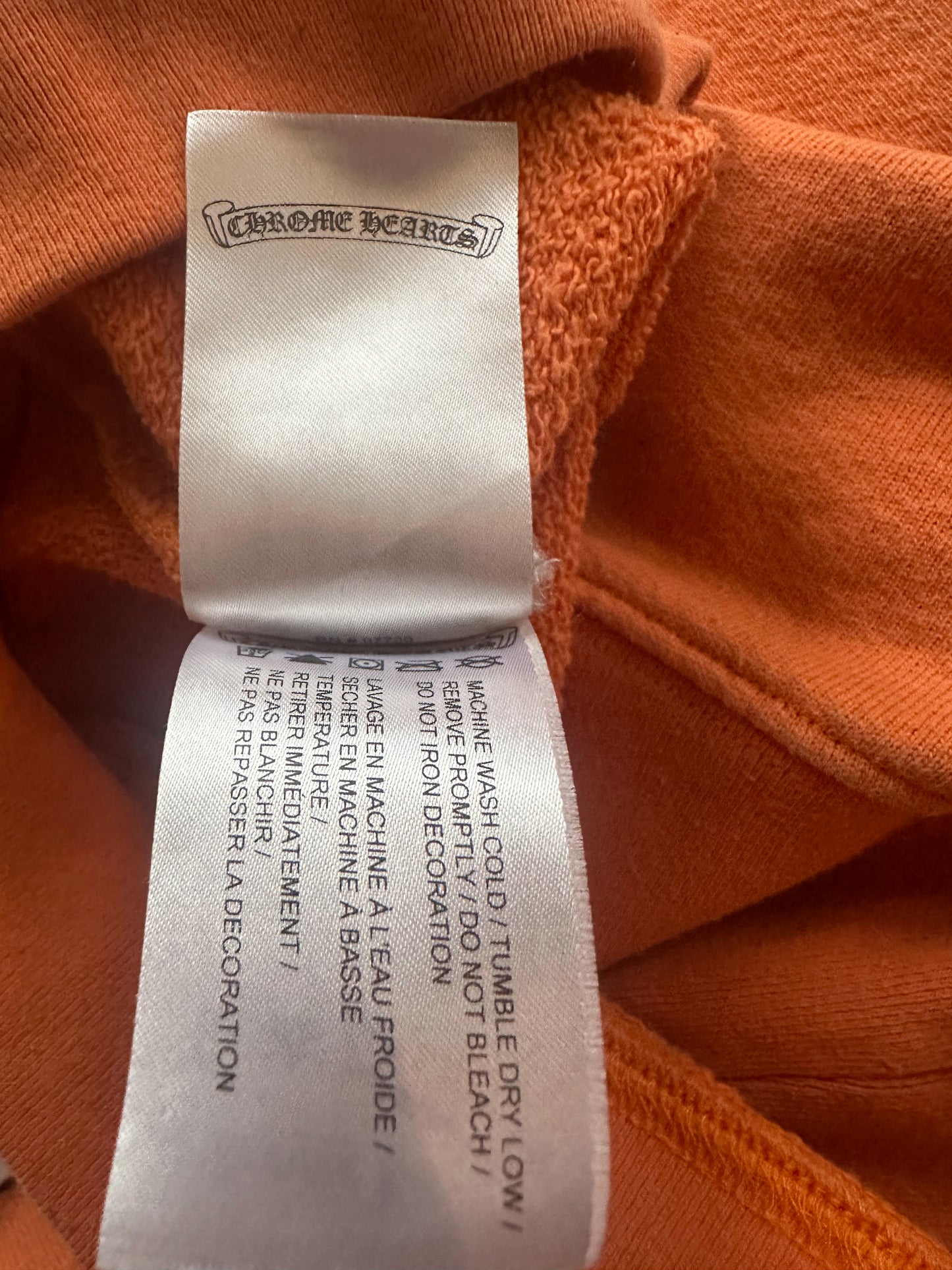 Chrome Hearts Matty Boy Orange Link Sweater