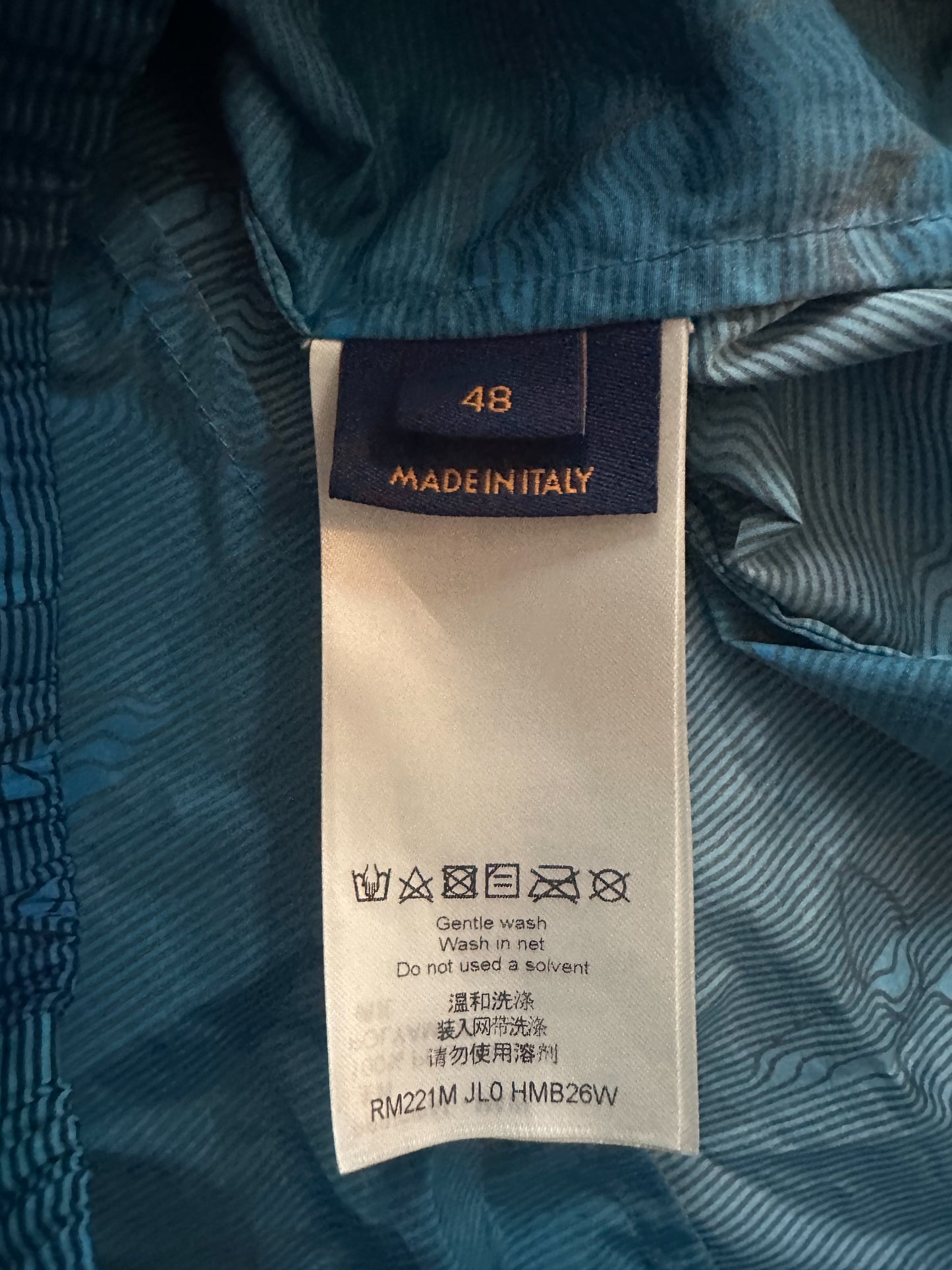 Louis Vuitton Blue 2054 Monogram Windbreaker