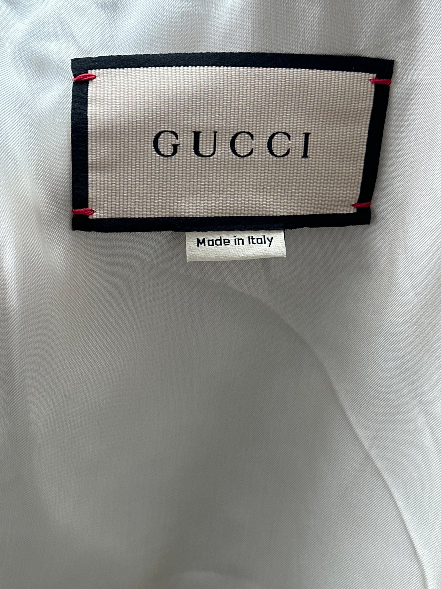 Gucci Navy & White GG Monogram Windbreaker