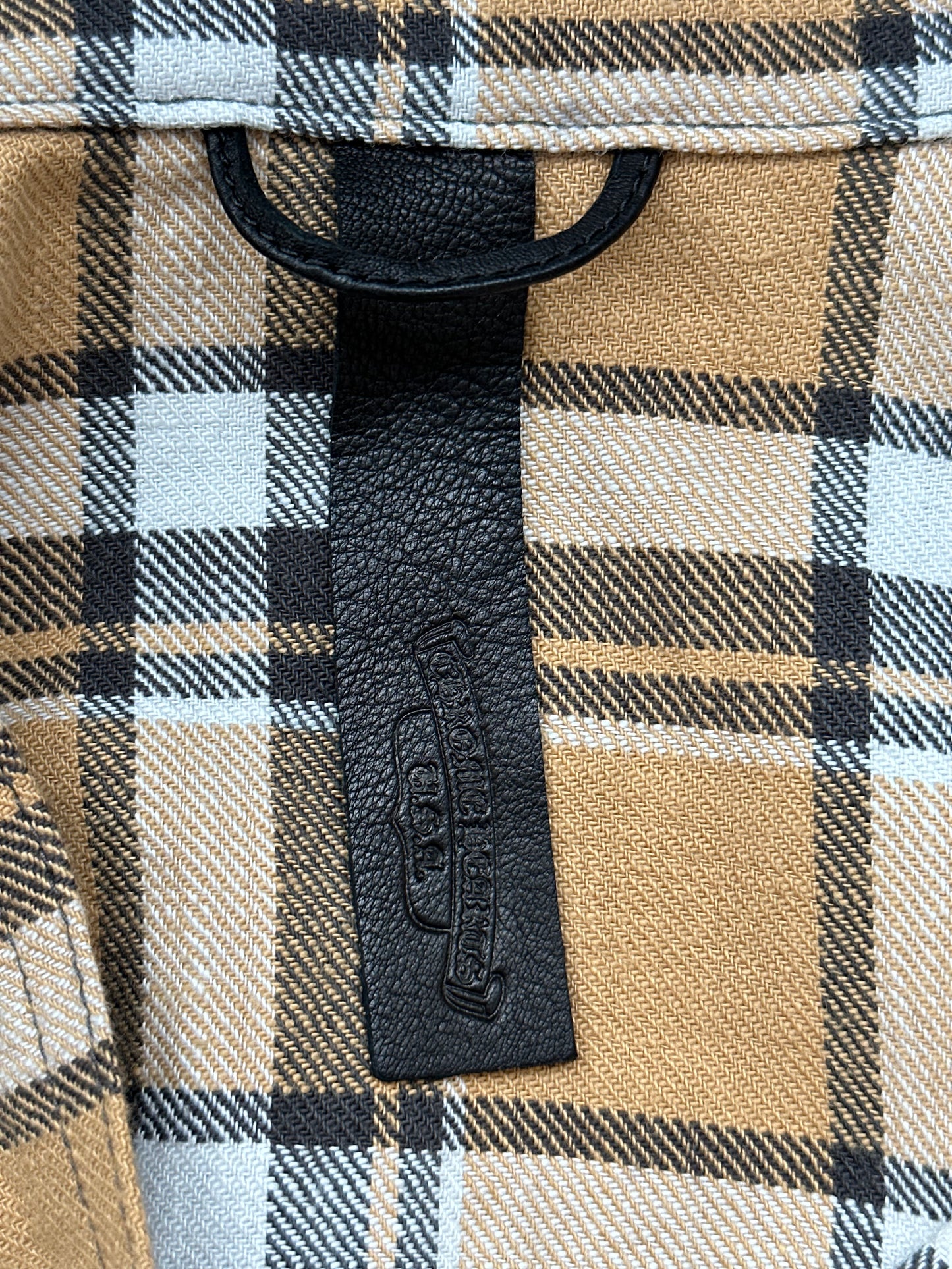 Chrome Hearts Yellow & Black Flannel Jacket
