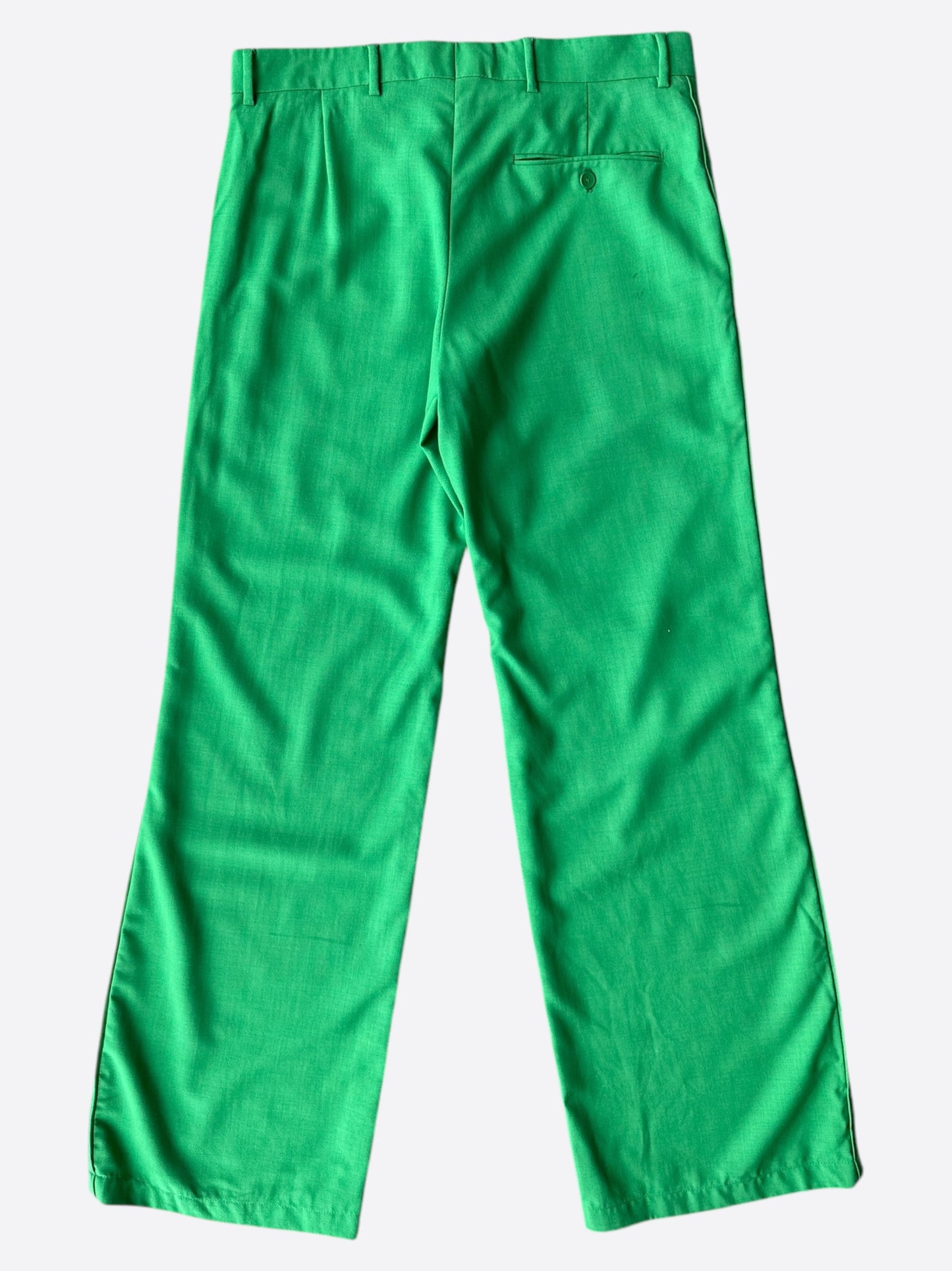 Louis Vuitton Green Wool Dress Pants