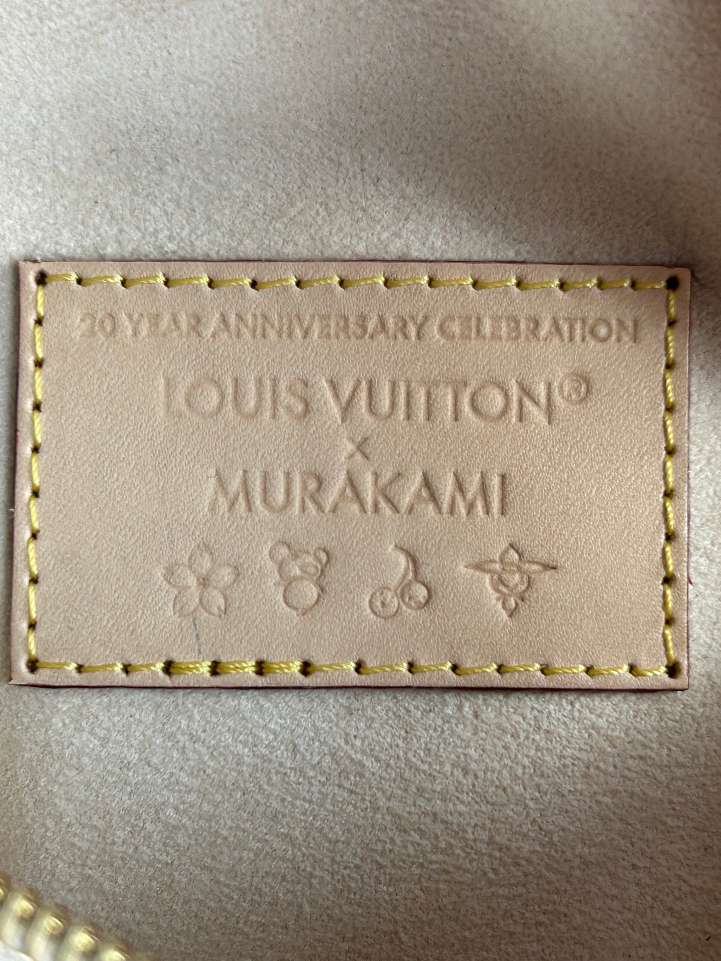 Louis Vuitton Takashi Murakami White & Multicolor Monogram Bumbag