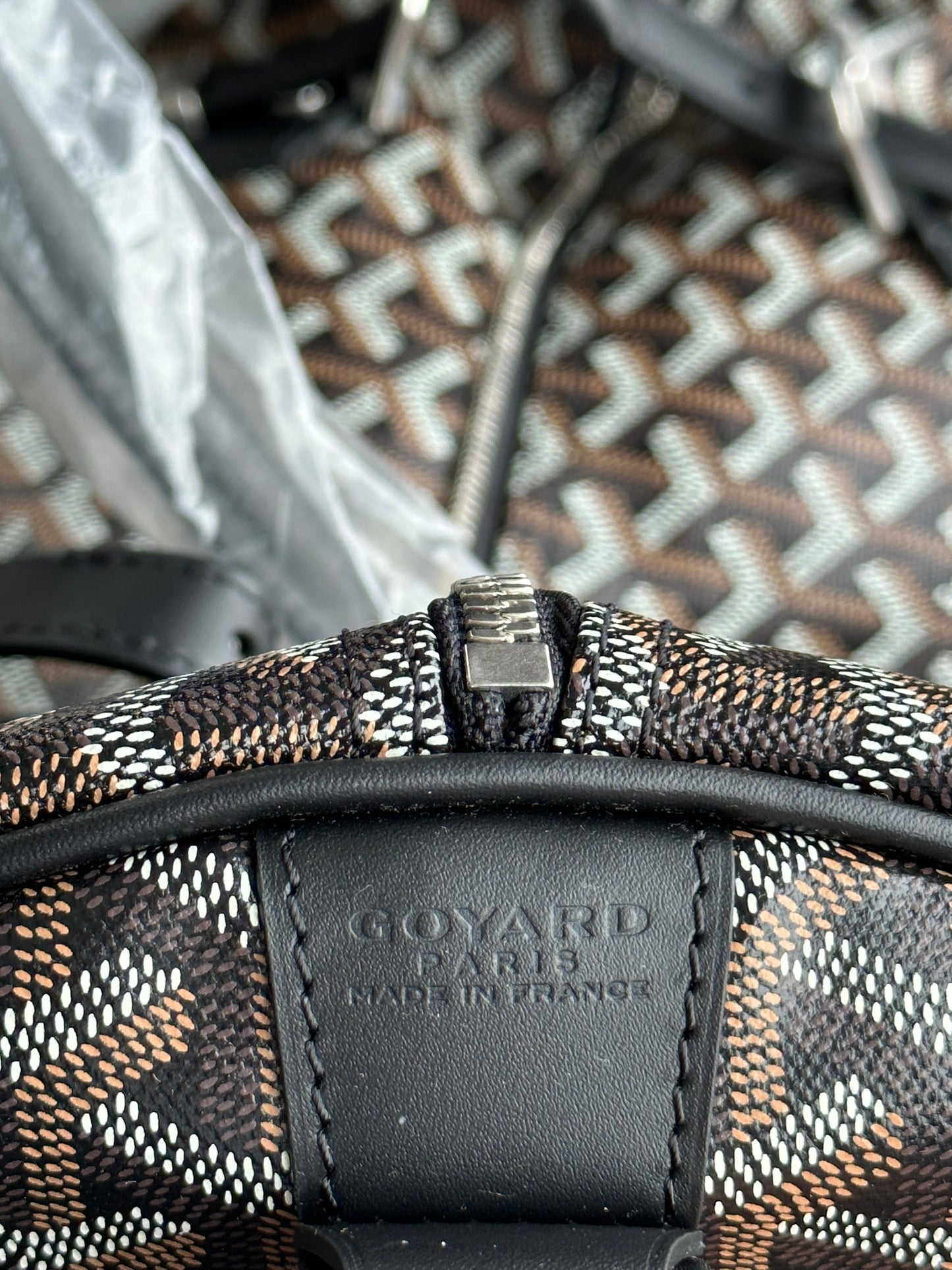 Goyard Black Boston 50 Duffel Bag