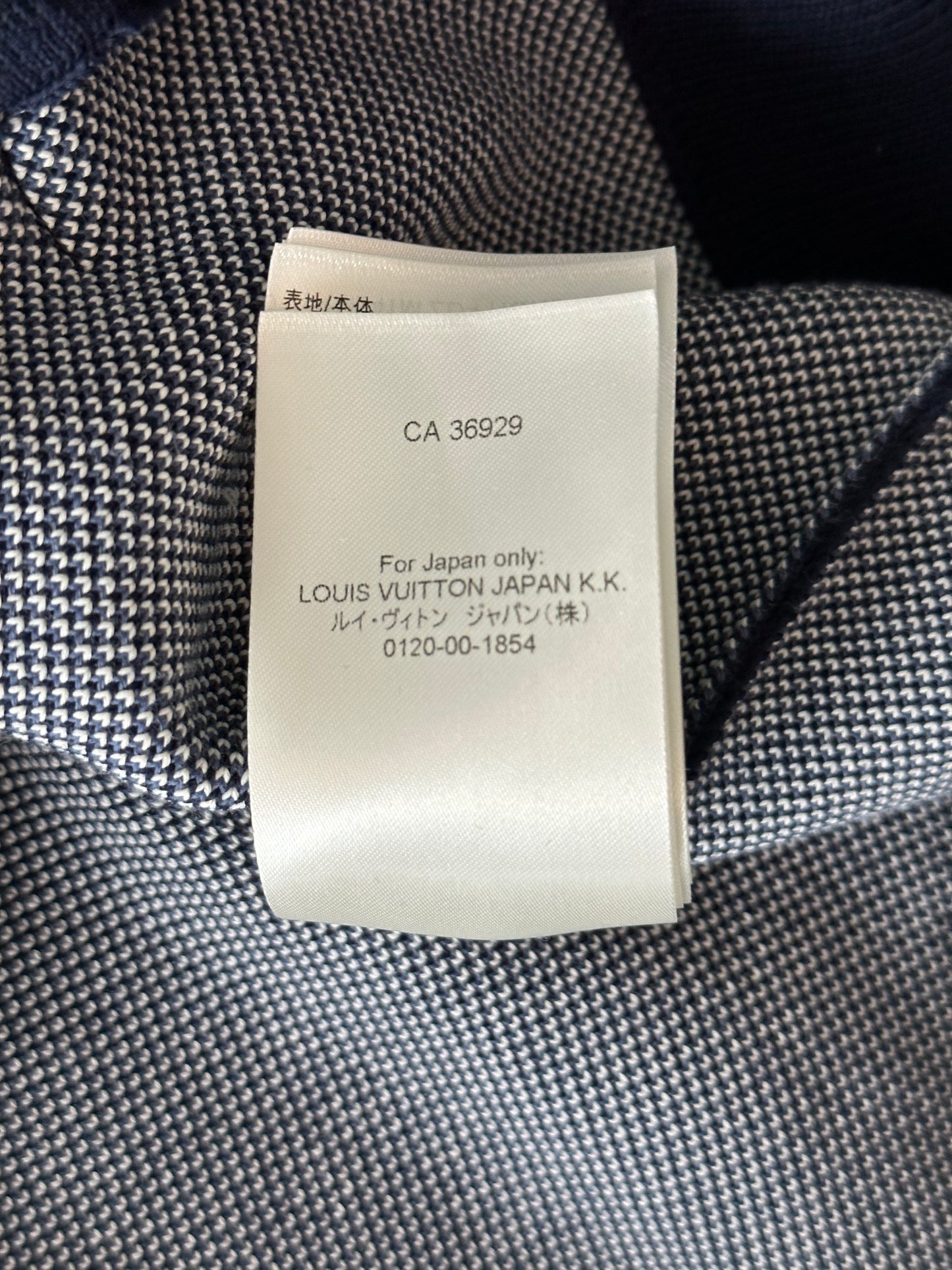 Louis Vuitton Blue & White Floral Monogram Bomber