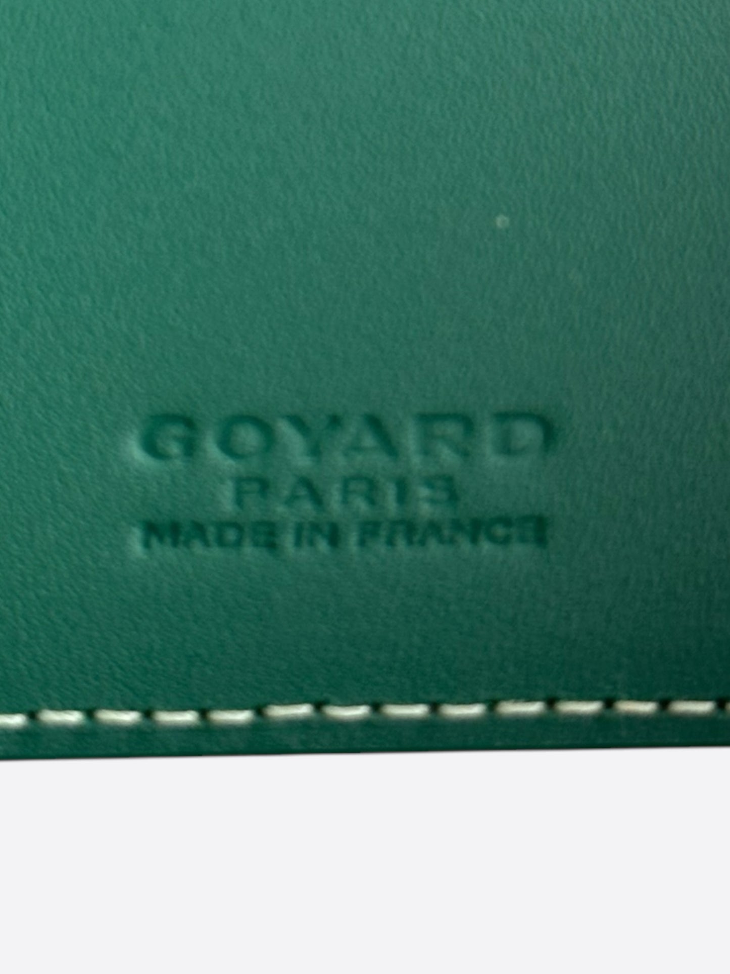 Goyard Green Victoire Wallet