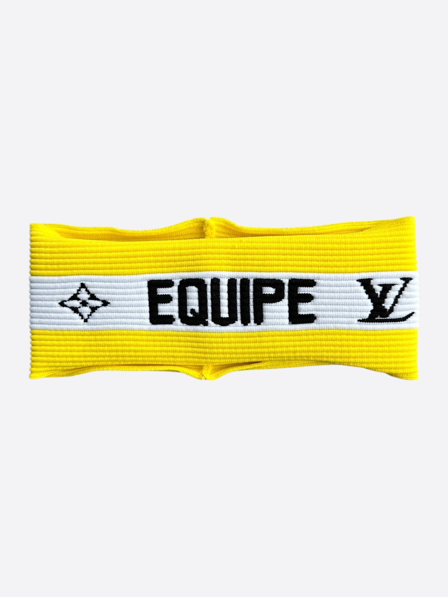 Louis Vuitton Yellow & White Striped Headband