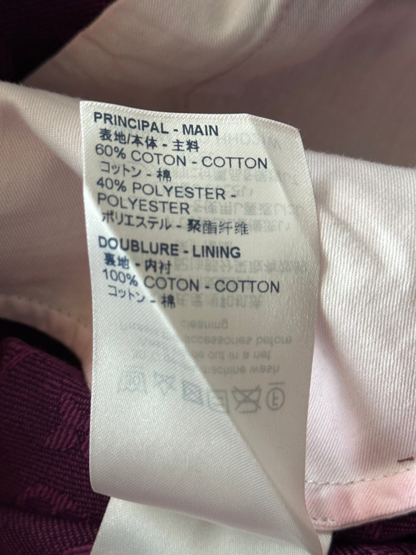 Louis Vuitton Purple Monogram Slim Jeans