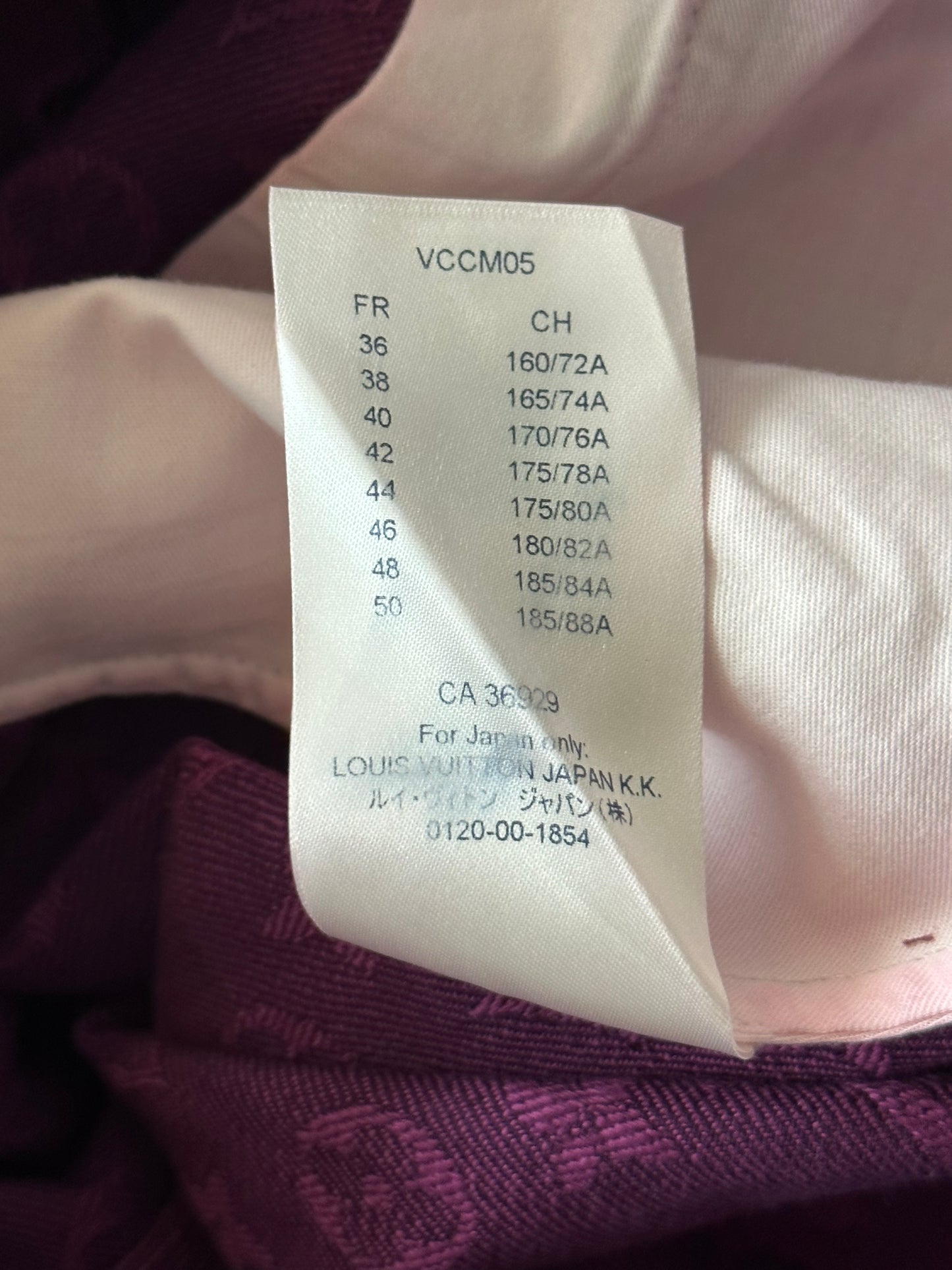 Louis Vuitton Purple Monogram Slim Jeans