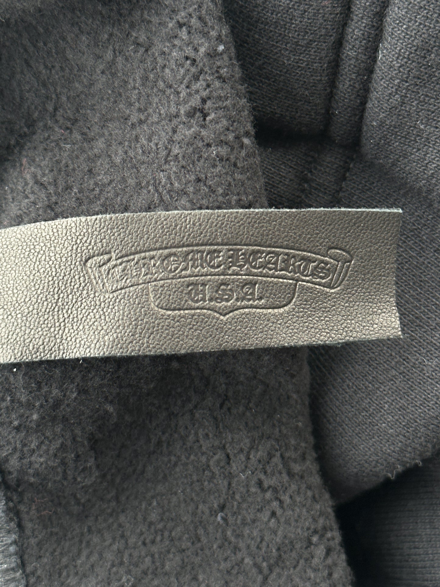 Chrome Hearts Black & White Triple Cross Embroidered Sweatpants