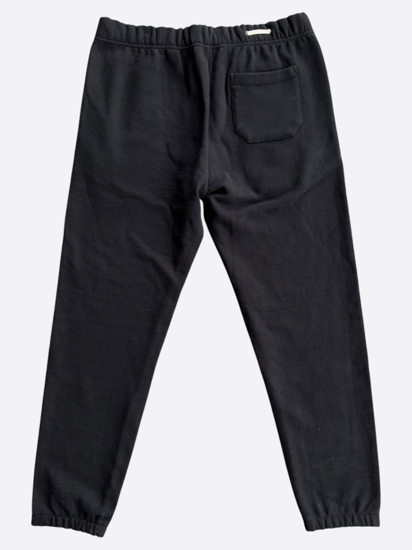 Chrome Hearts Black & White Triple Cross Embroidered Sweatpants