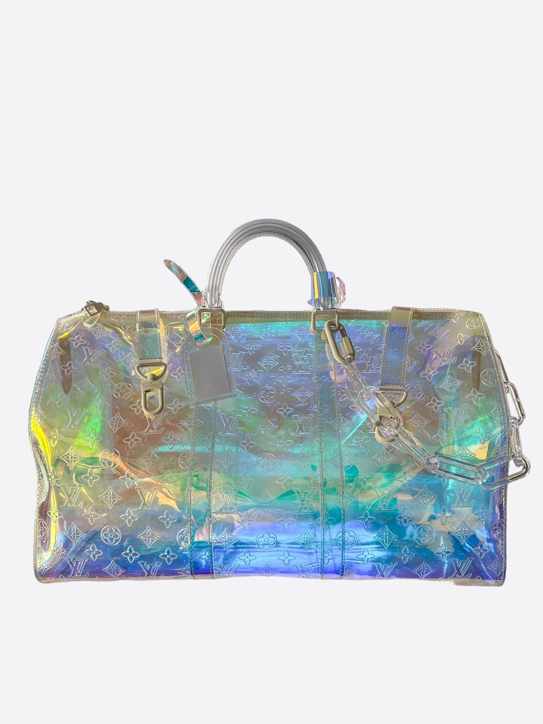 Louis Vuitton Keepall Bandouliere Monogram 50 Prism Price [Louis