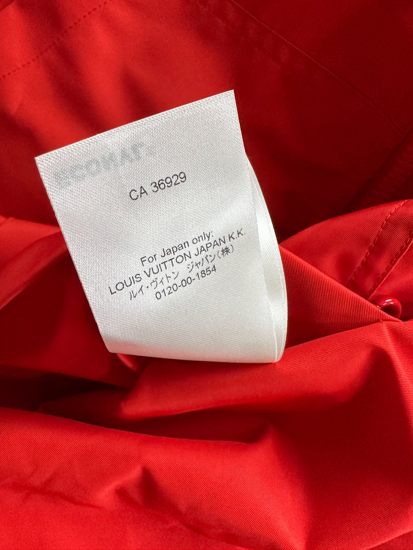 Louis Vuitton Red Monogram Reversible Windbreaker