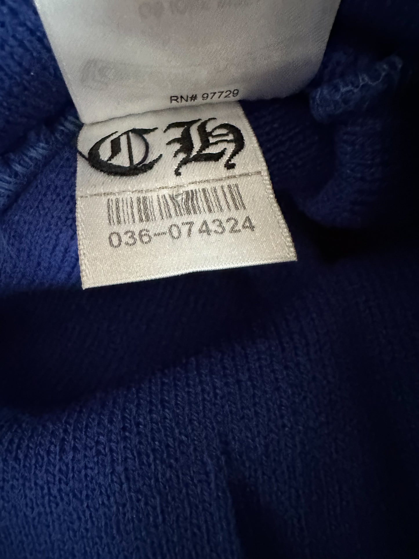 Chrome Hearts Blue Embroidered Logo Beanie