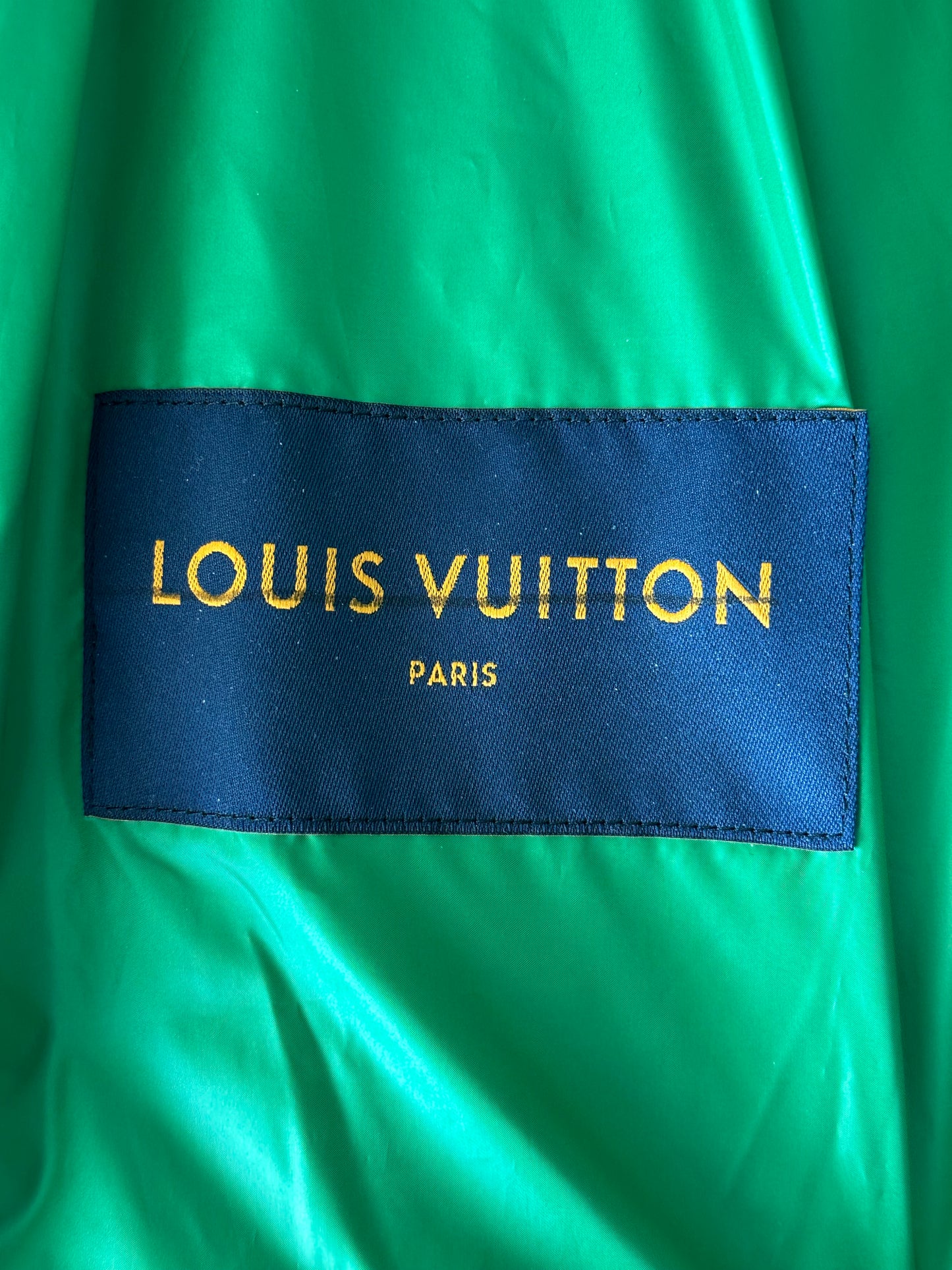 Louis Vuitton Green Monogram Puffer Jacket
