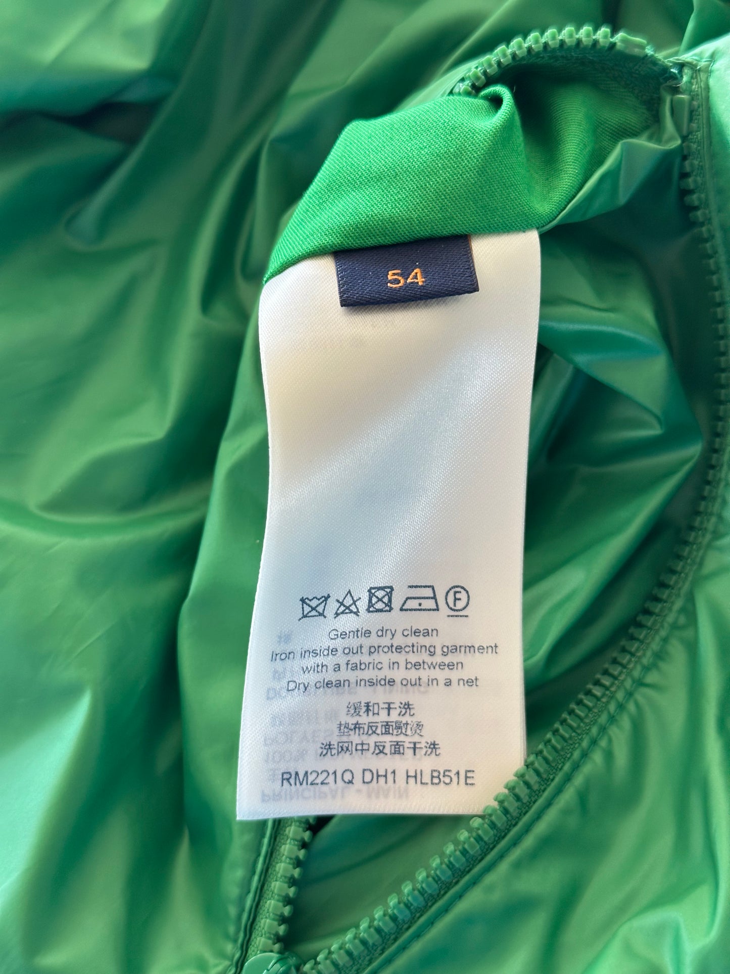 Louis Vuitton Green Monogram Puffer Jacket