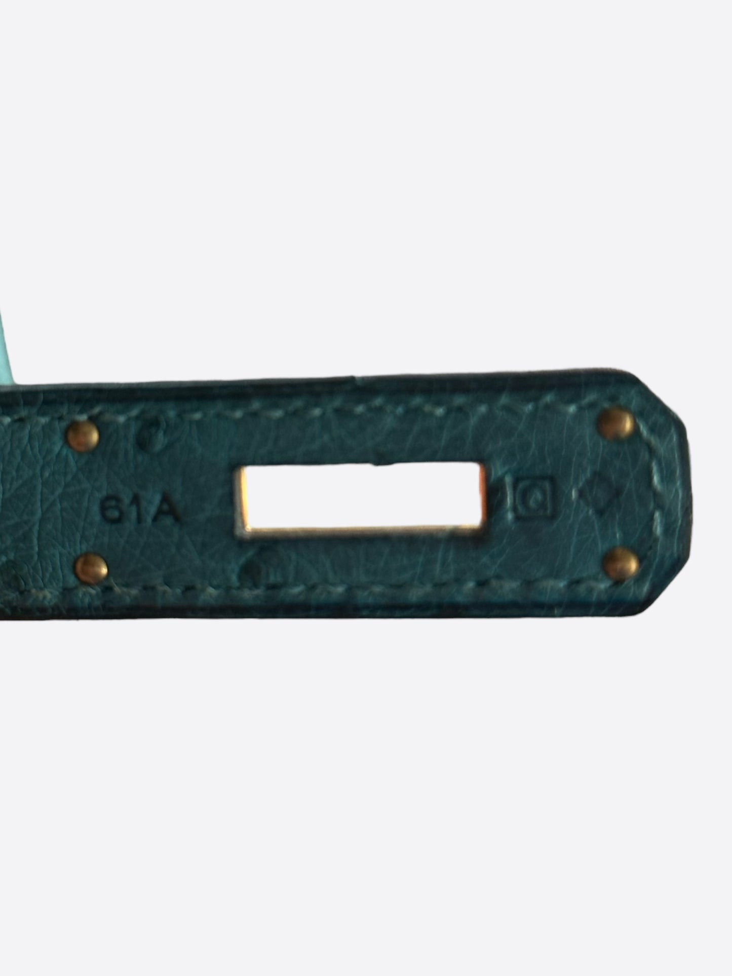 Hermes Blue Ostrich Birkin 30