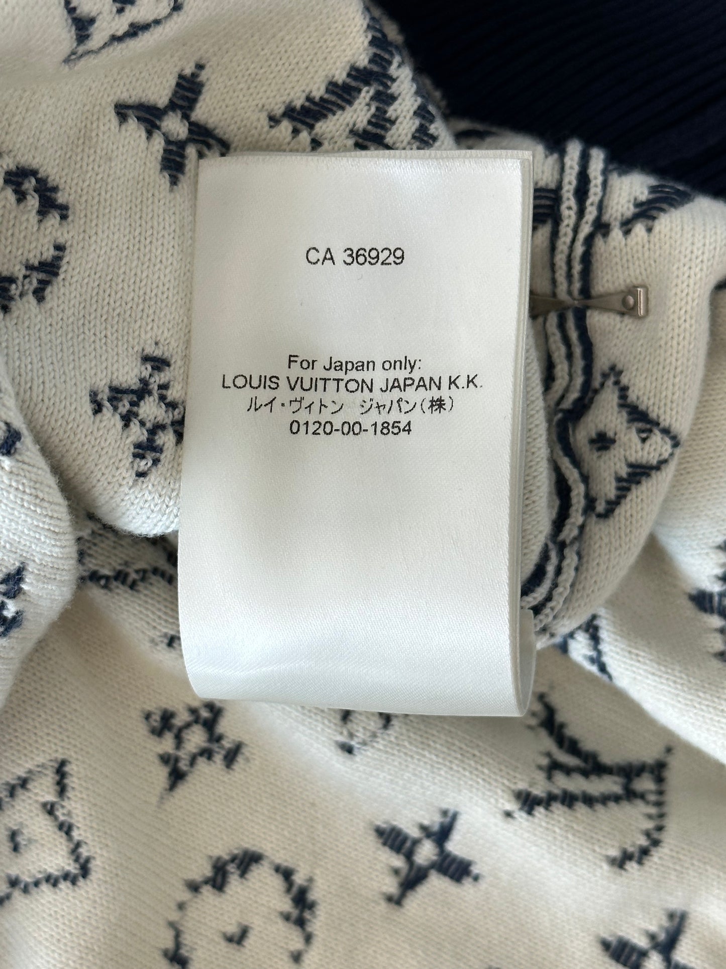 Louis Vuitton Blue & White Gradient Monogram Sweater