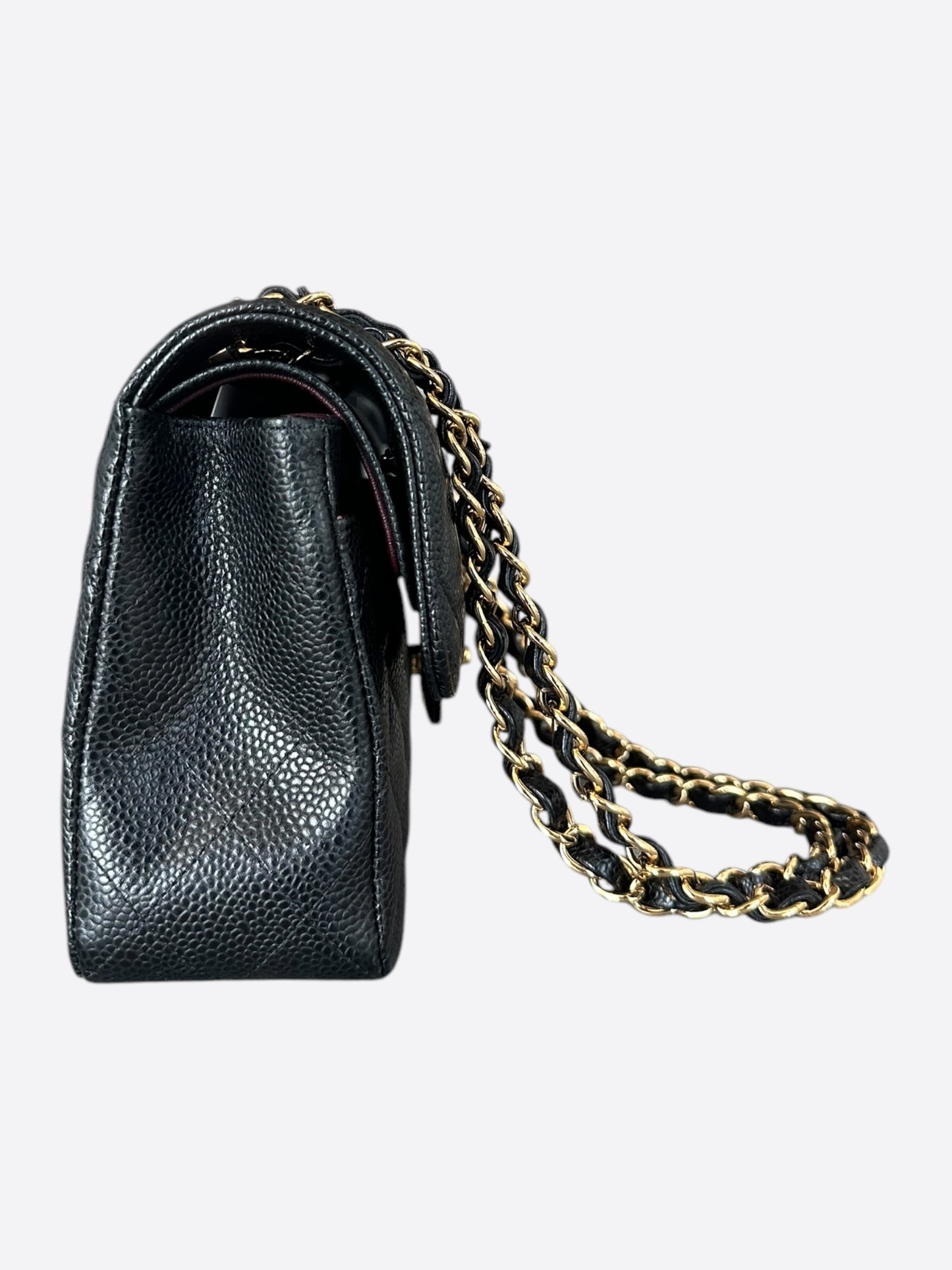 Chanel Black Caviar Quilted Small Flap Bag