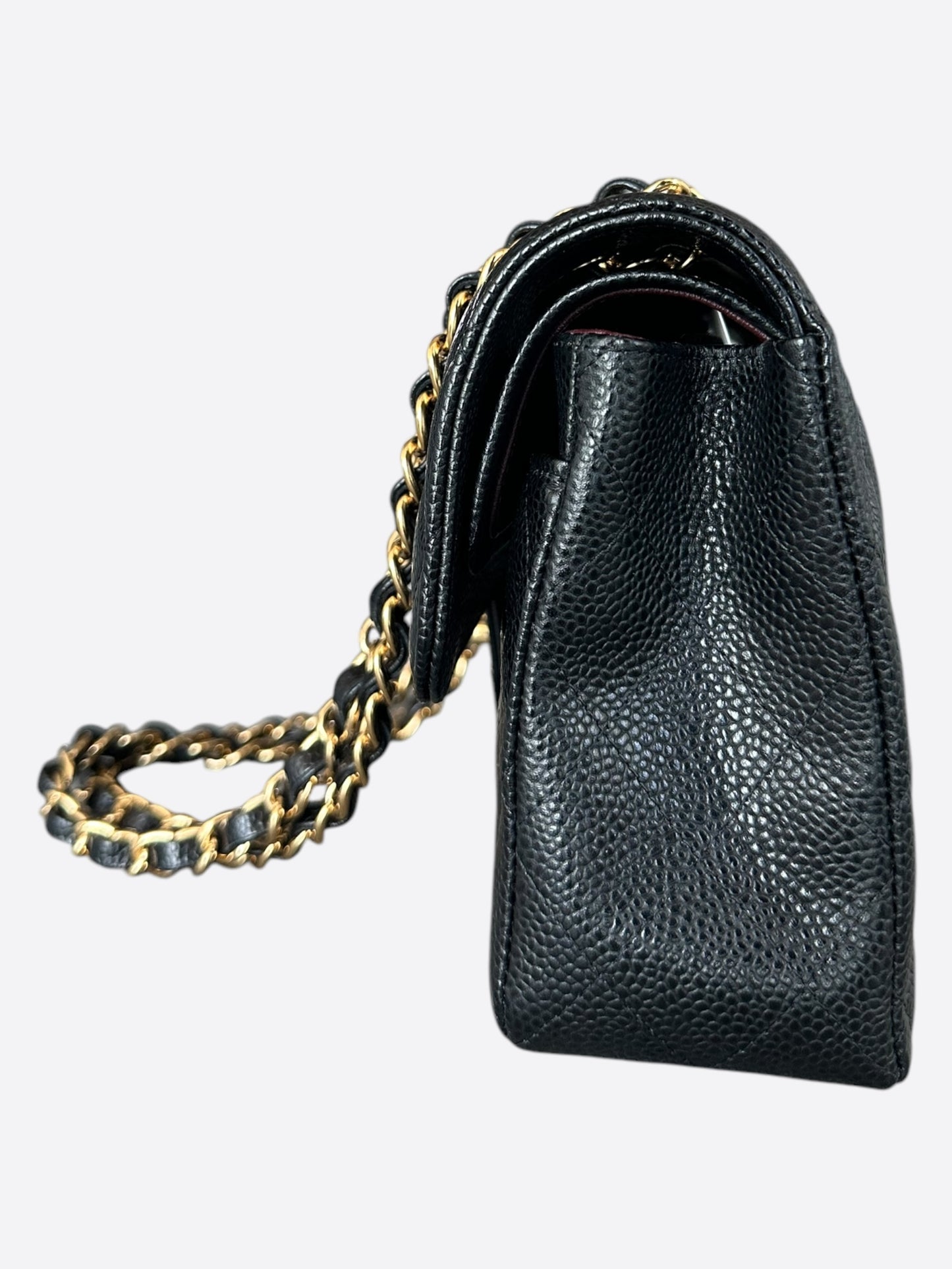 Chanel Black Caviar Quilted Small Flap Bag