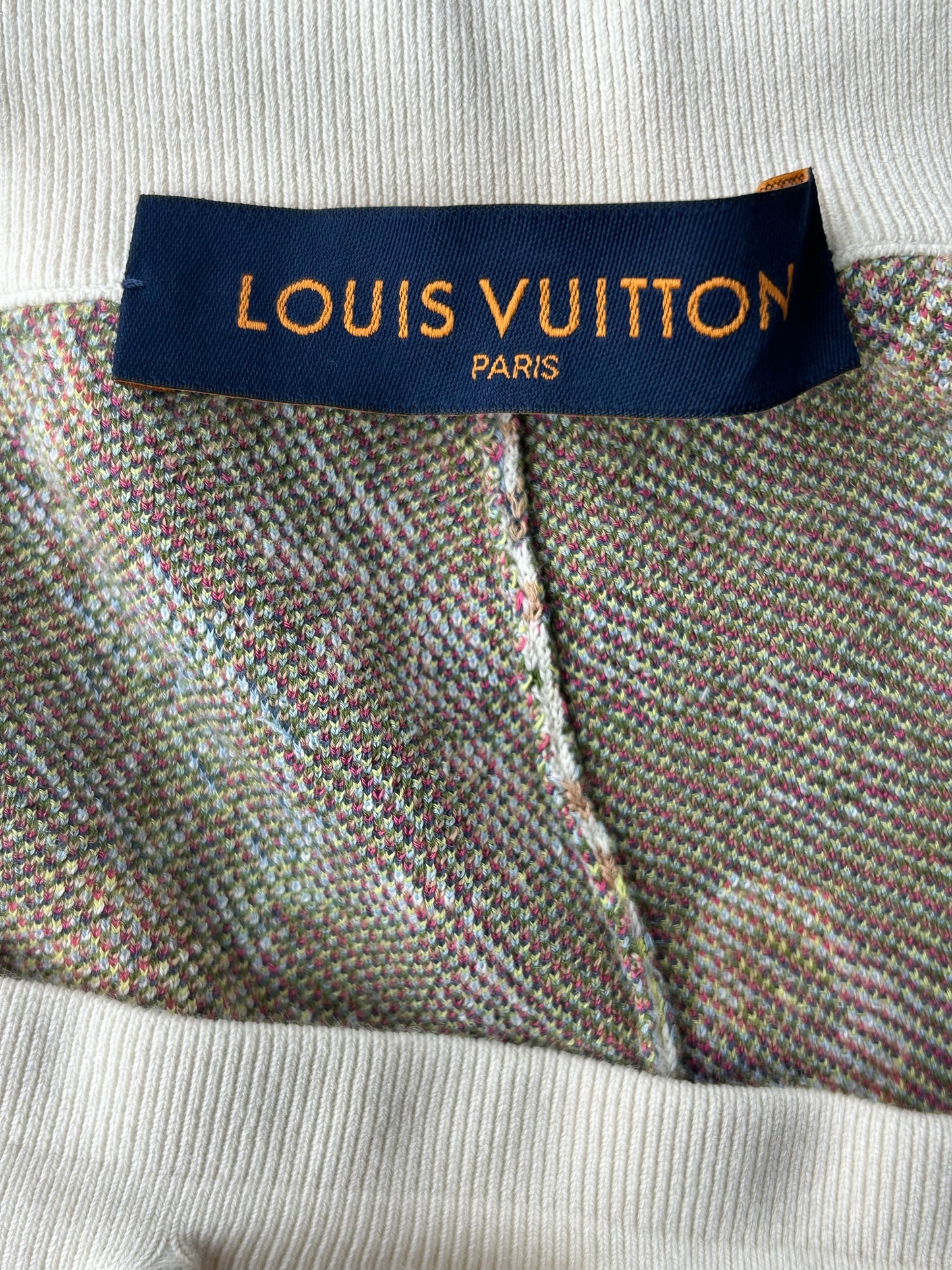 Louis Vuitton Beige Multicolor Floral Monogram Shorts